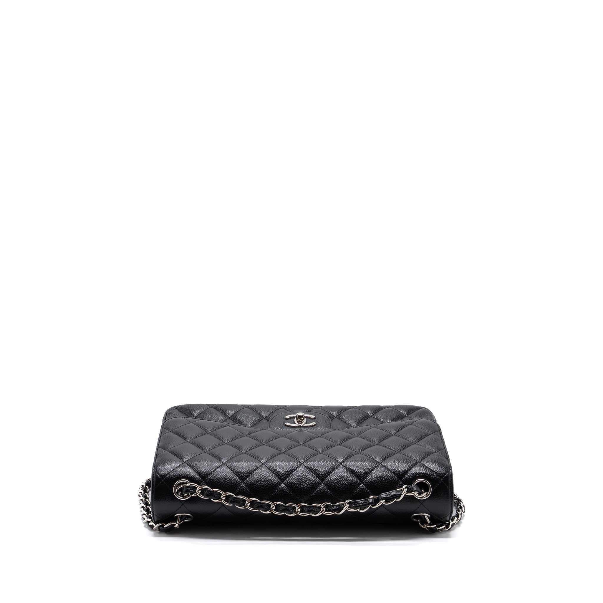 chanel-classic-double-flap-jumbo-caviar-black-shw