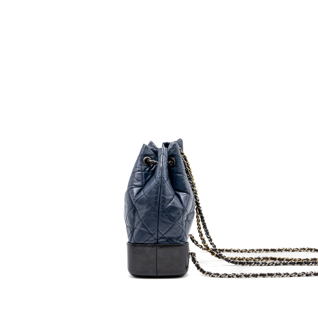 chanel-small-gabrielle-backpack-aged-calfskin-navy-blue-black-ruthenium-hardware