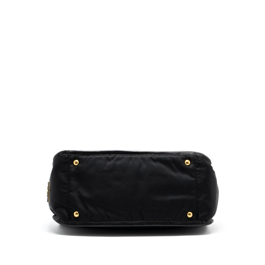prada-tote-bag-nylon-leather-black-ghw