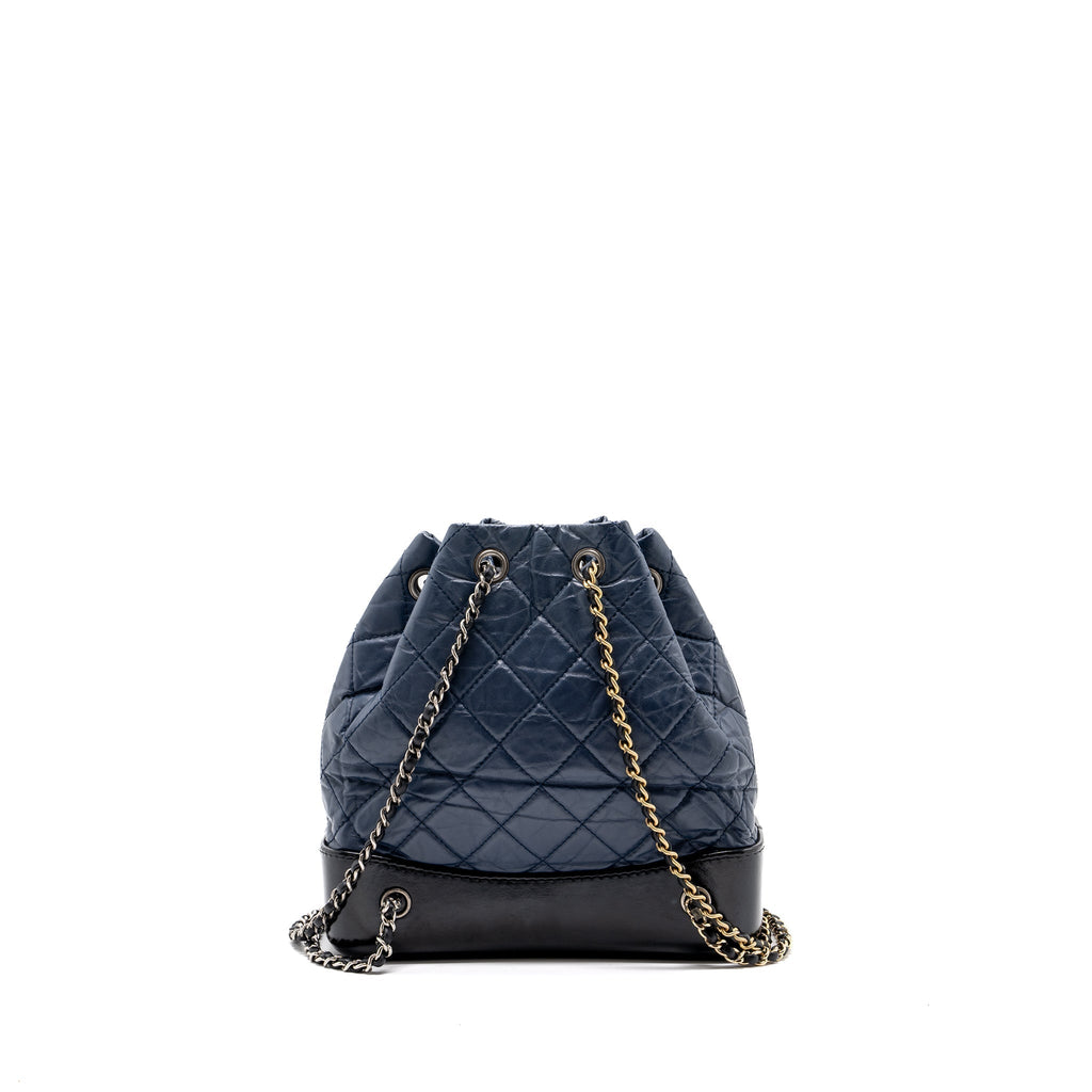 chanel-small-gabrielle-backpack-aged-calfskin-navy-blue-black-ruthenium-hardware