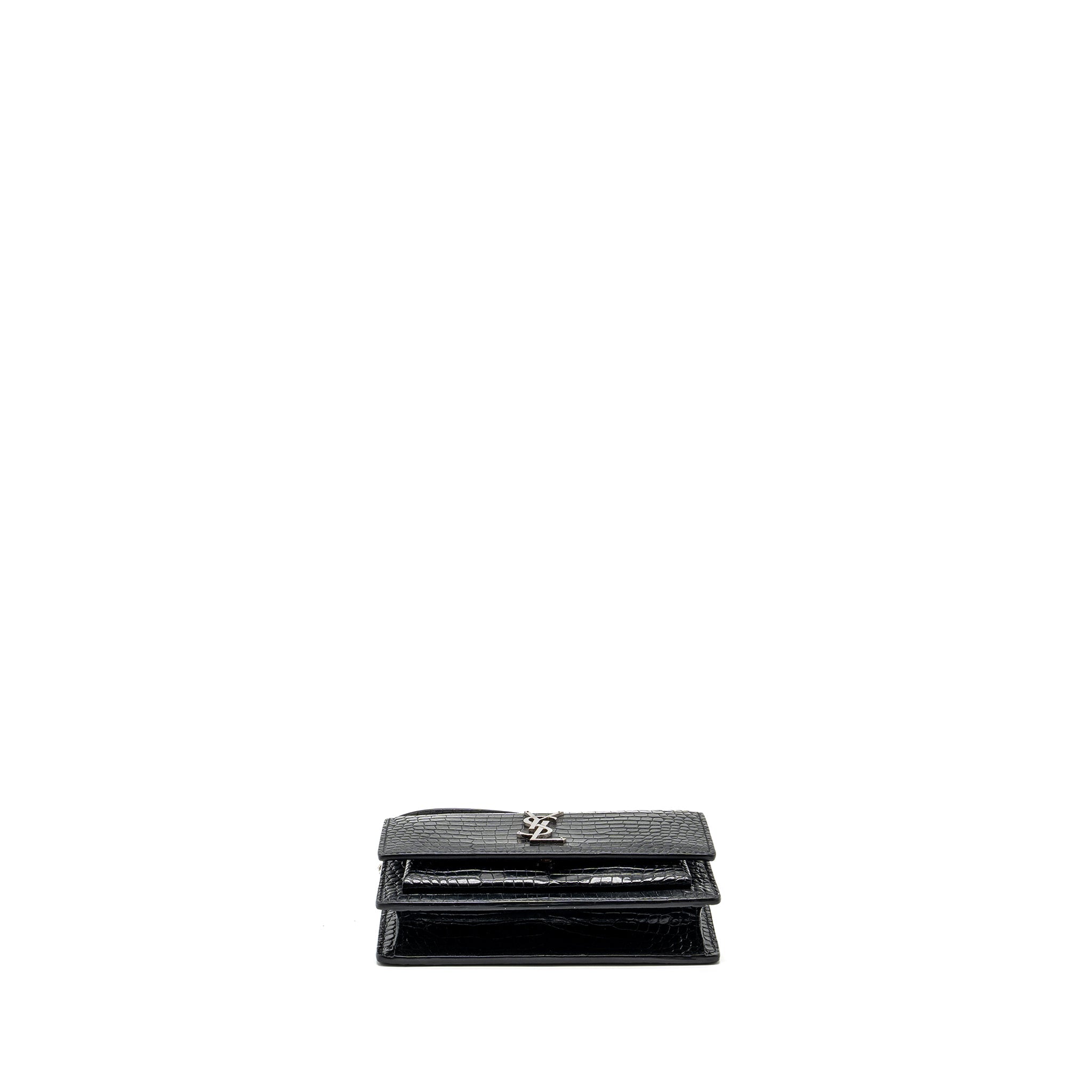 saint-laurent-ysl-sunset-bag-crocodile-embossed-calfskin-black-shw