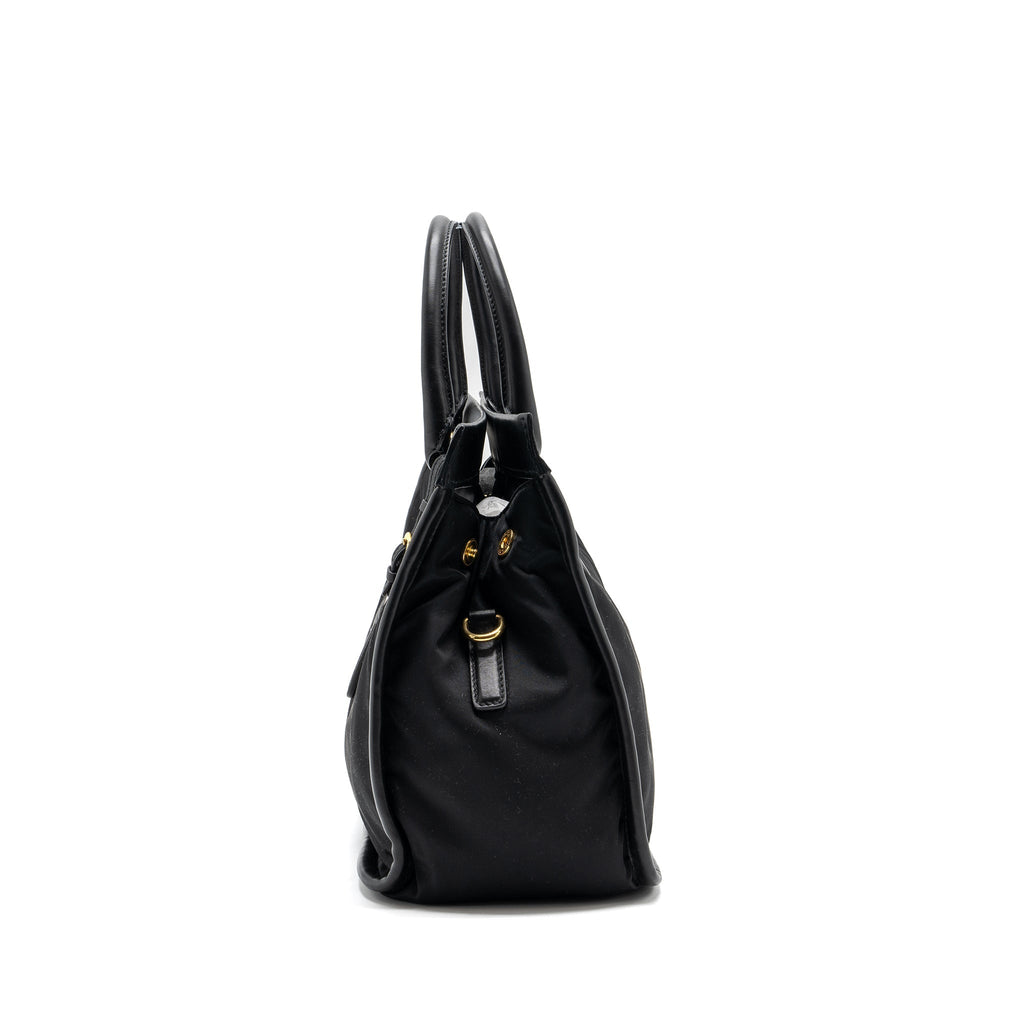 prada-tote-bag-nylon-leather-black-ghw