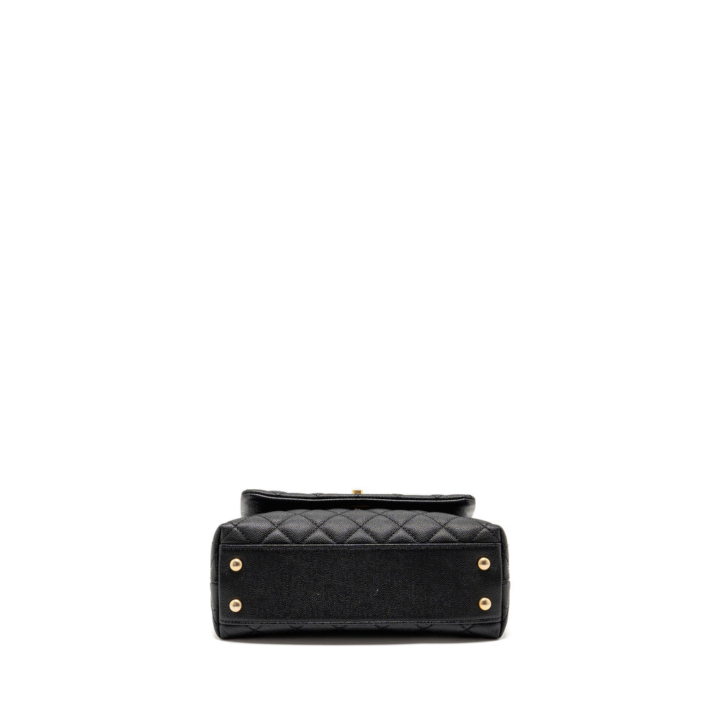 chanel-small-coco-handle-with-snake-embossed-handle-caviar-black-ghw