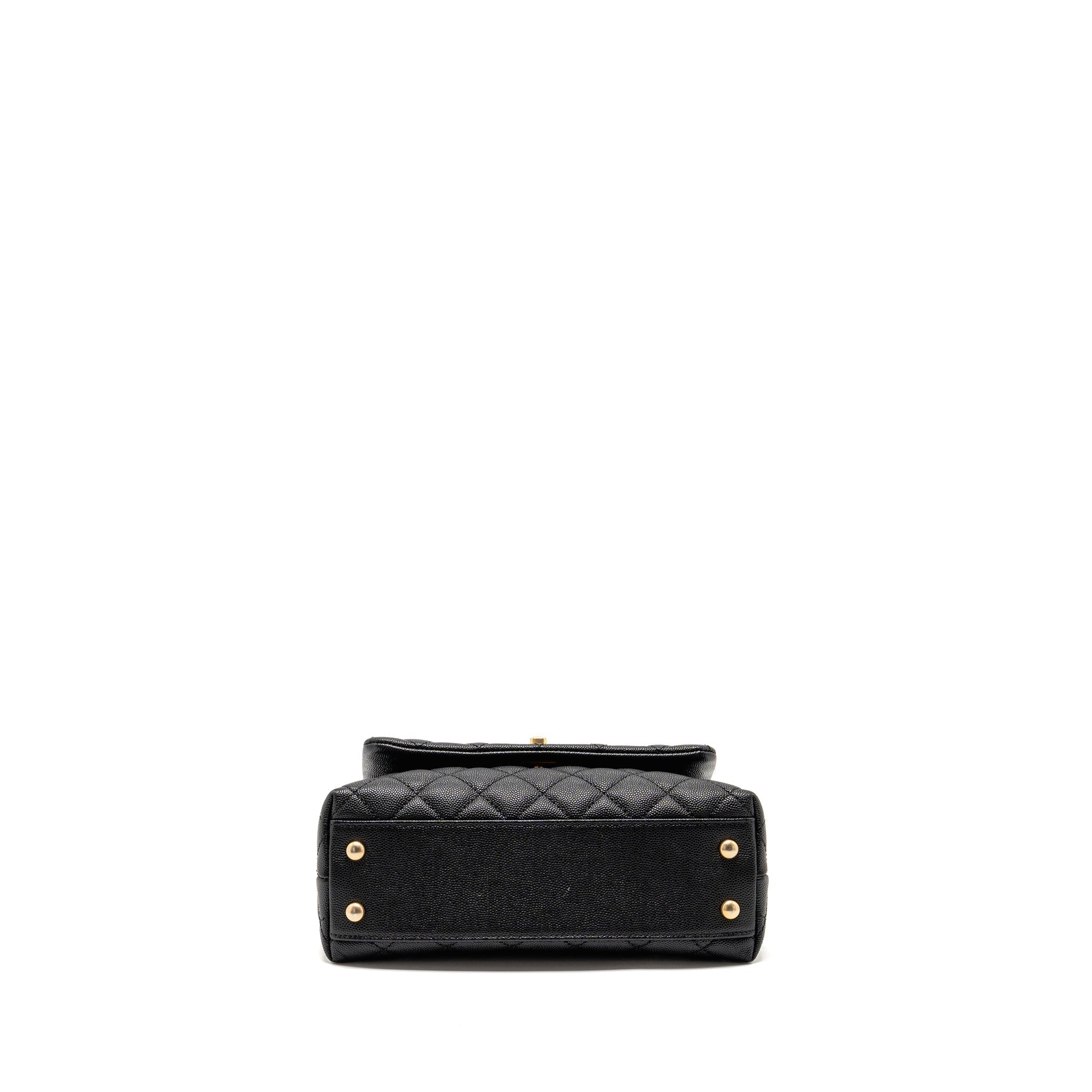 chanel-small-coco-handle-with-snake-embossed-handle-caviar-black-ghw