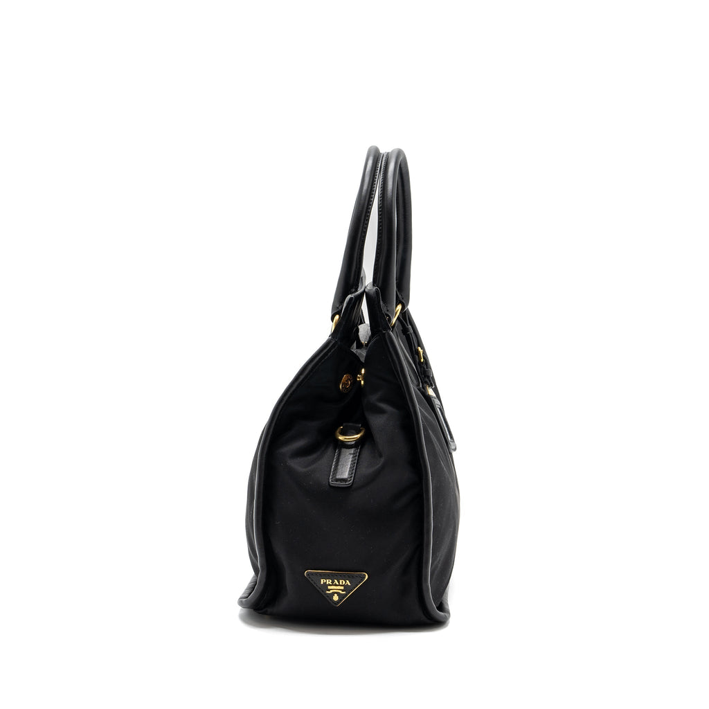 prada-tote-bag-nylon-leather-black-ghw