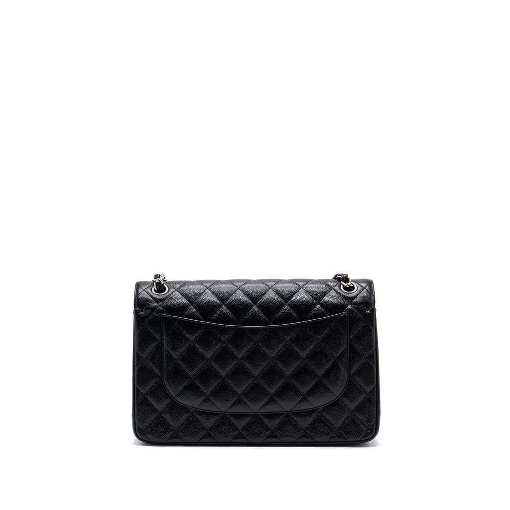 chanel-classic-double-flap-jumbo-caviar-black-shw