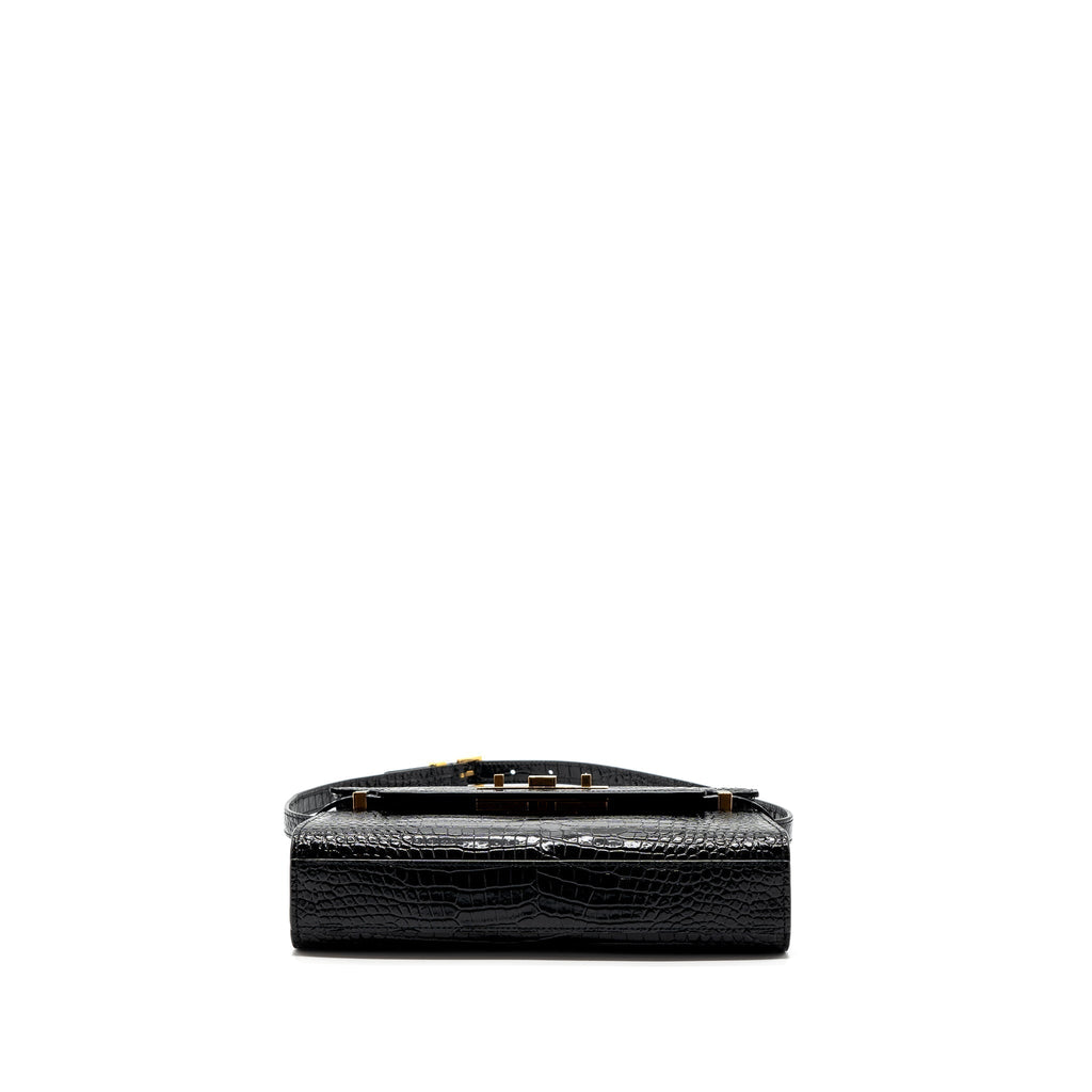 saint-laurent-manhattan-shoulder-bag-crocodile-embossed-black-ghw-1