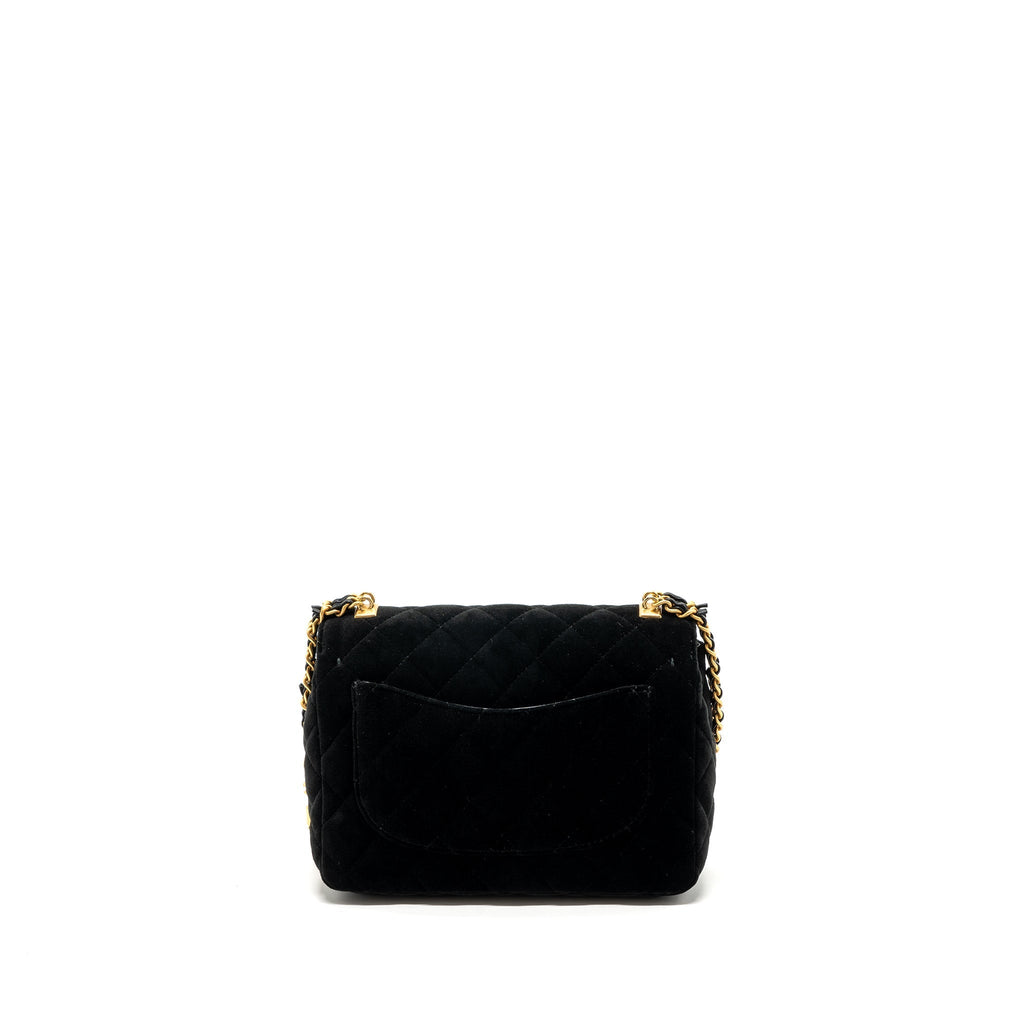chanel-square-flap-bag-with-letter-chain-velvet-black-ghw-micrpchip