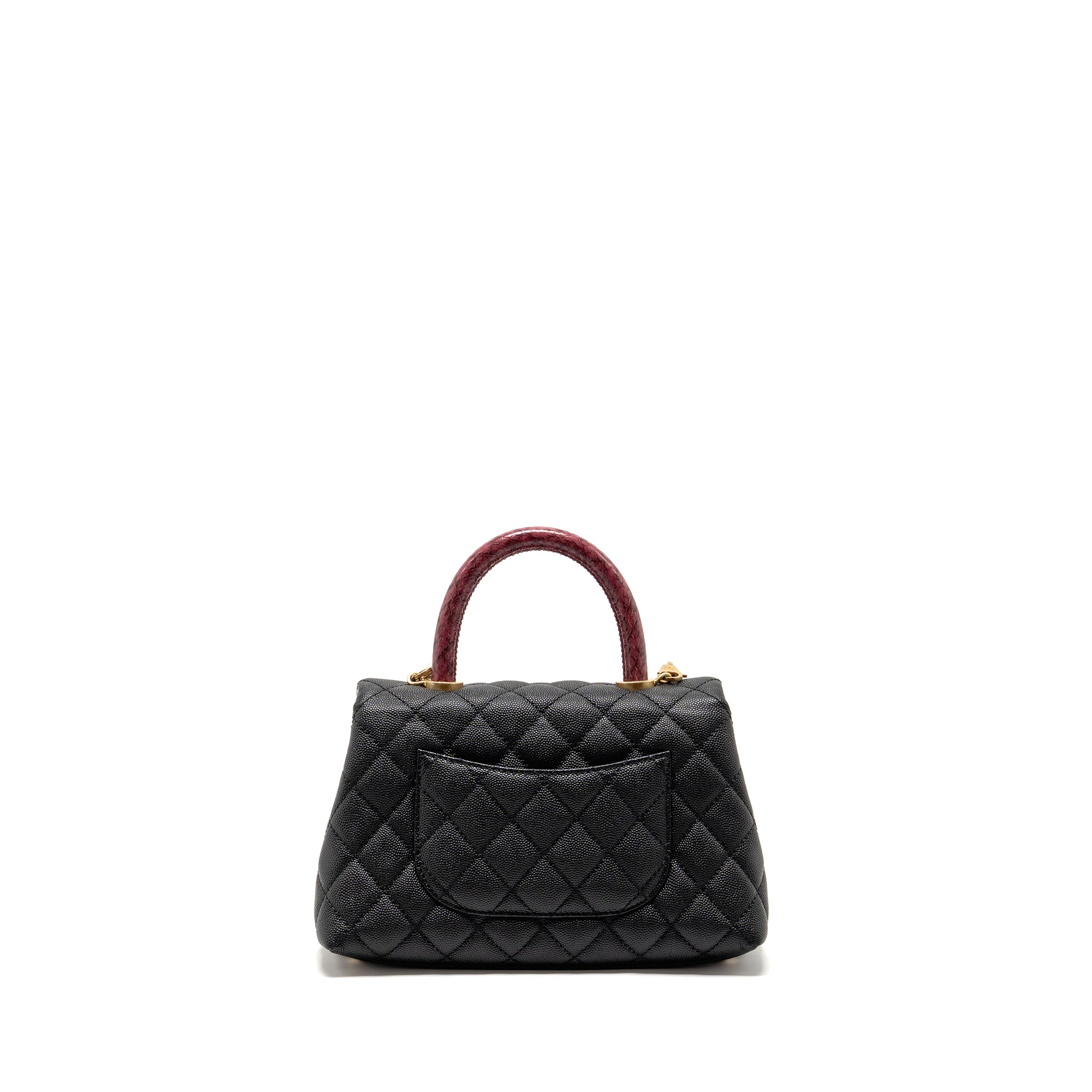 chanel-small-coco-handle-with-snake-embossed-handle-caviar-black-ghw