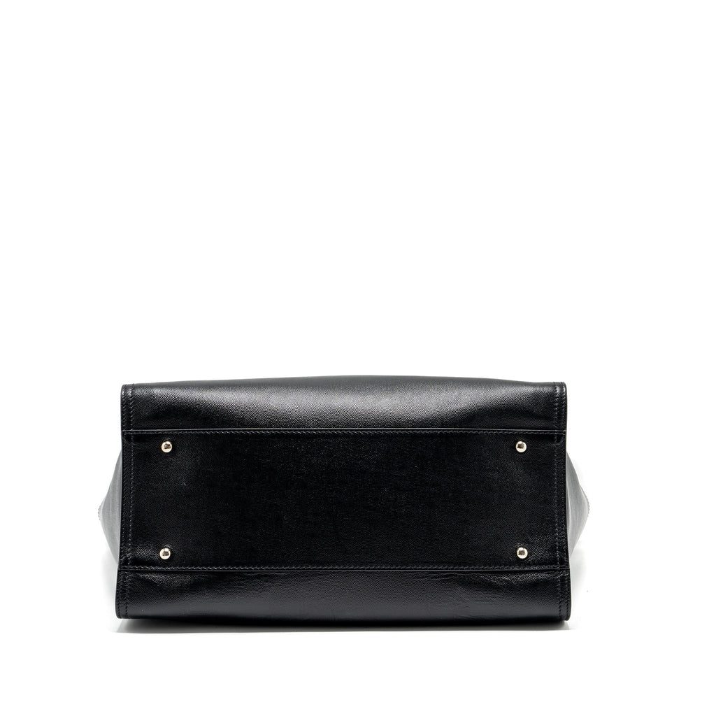 chanel-deauville-studded-tote-bag-caviar-black-shw