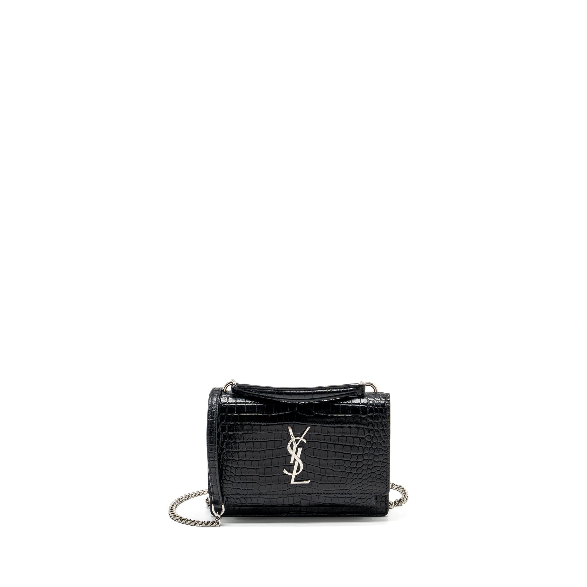 saint-laurent-ysl-sunset-bag-crocodile-embossed-calfskin-black-shw