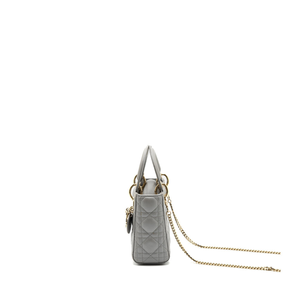 dior-mini-lady-dior-lambskin-grey-lghw-2