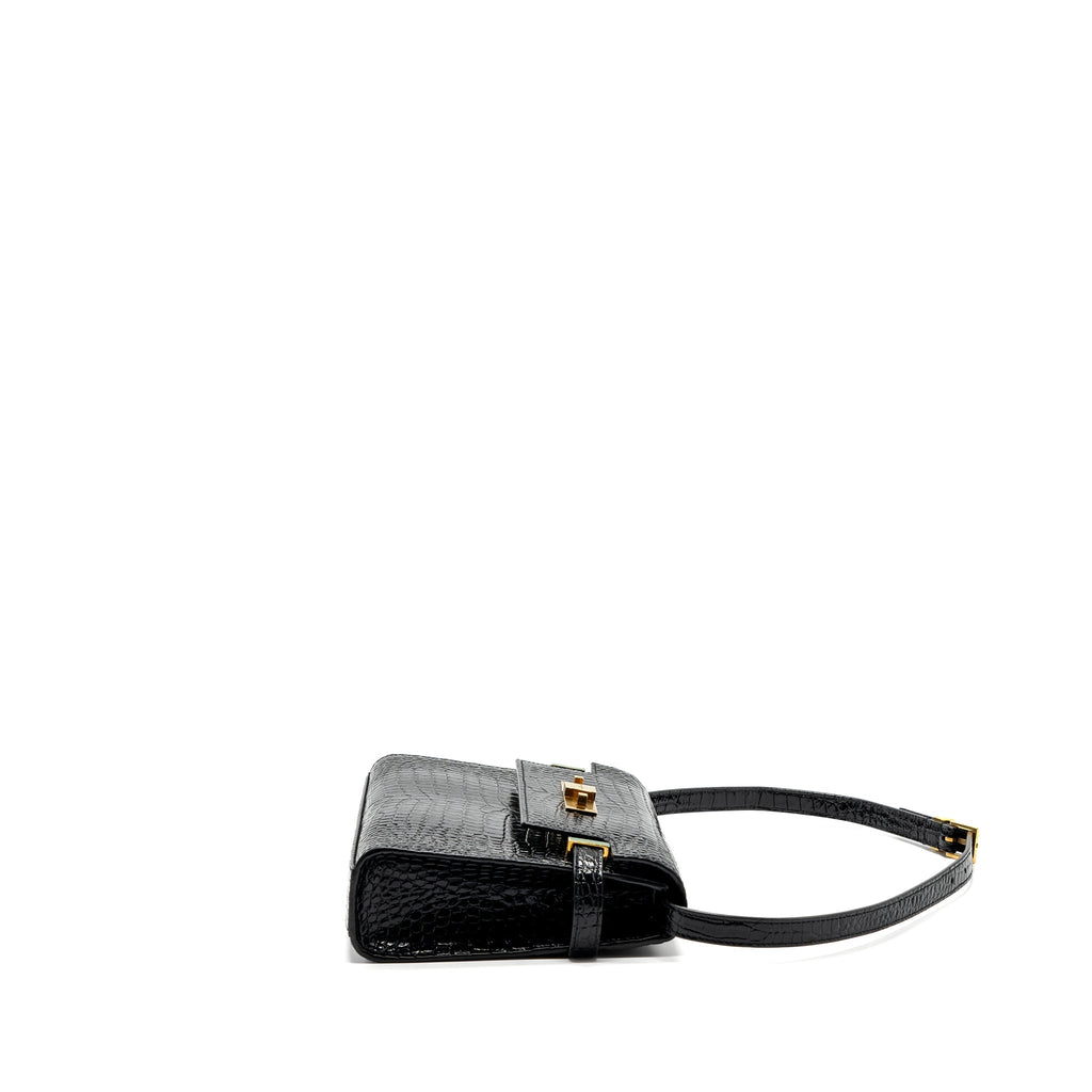 saint-laurent-manhattan-shoulder-bag-crocodile-embossed-black-ghw-1