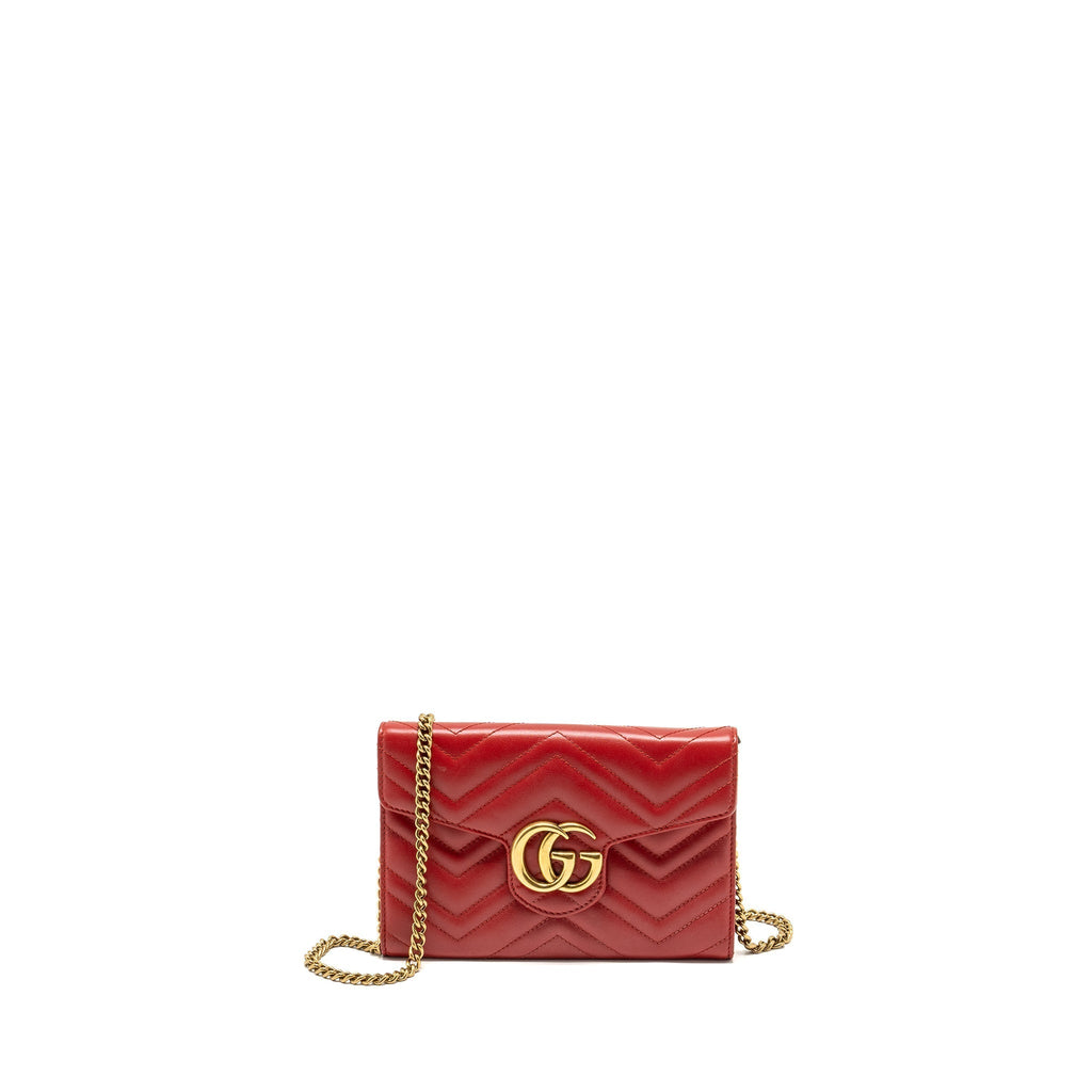 gucci-marmont-flap-wallet-with-chain-calfskin-red-ghw