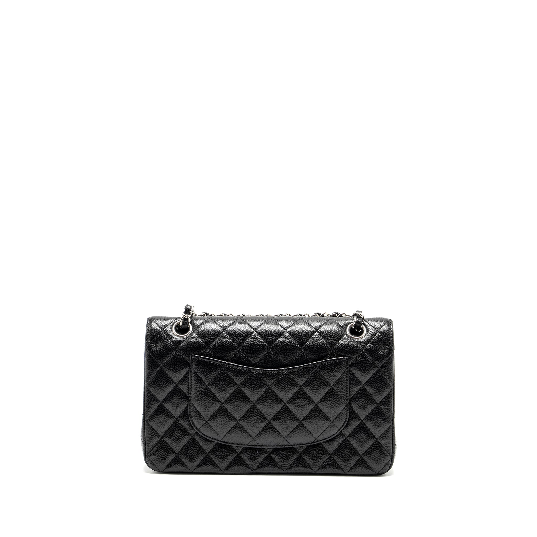 chanel-medium-classic-double-flap-bag-caviar-black-shwmicrochip