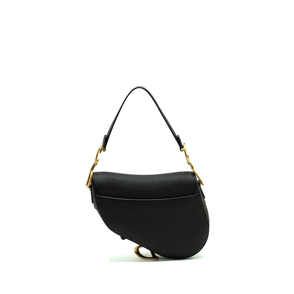dior-medium-saddle-grained-calfskin-black-ghw
