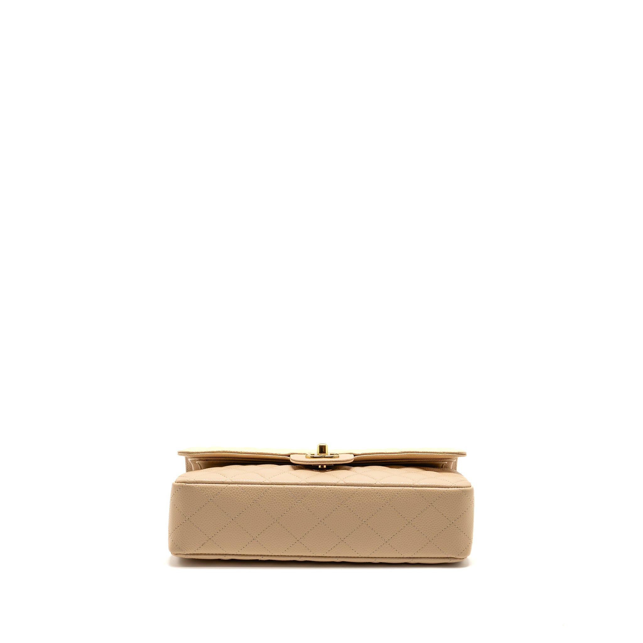 chanel-medium-classic-double-flap-caviar-beige-ghw