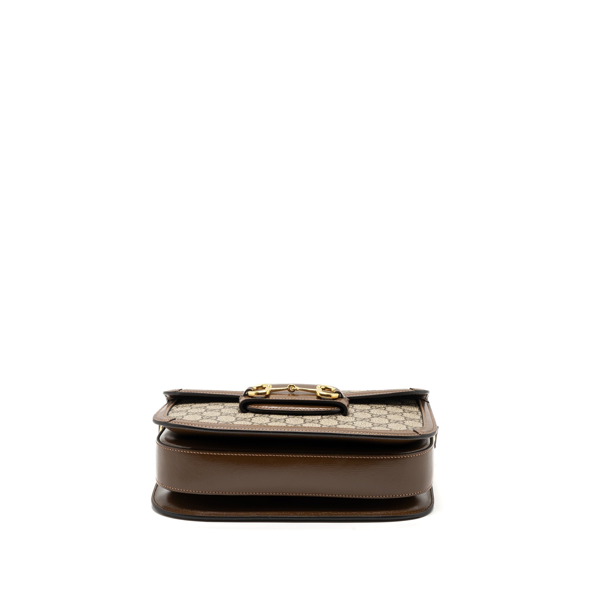 gucci-horsebit-1955-shoulder-bag-gg-supreme-canvas-leather-brown-ghw-1