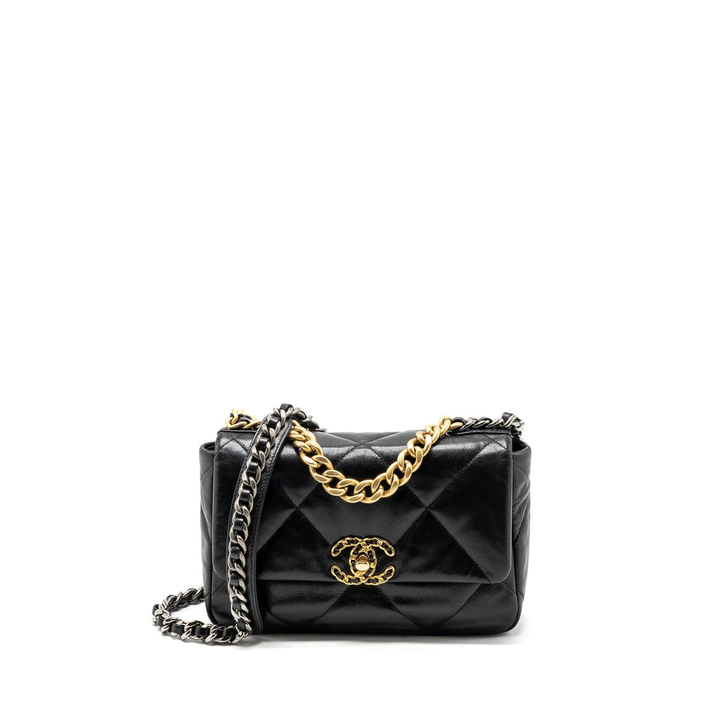 chanel-small-19-bag-goatskin-black-multicolour-hardware-2