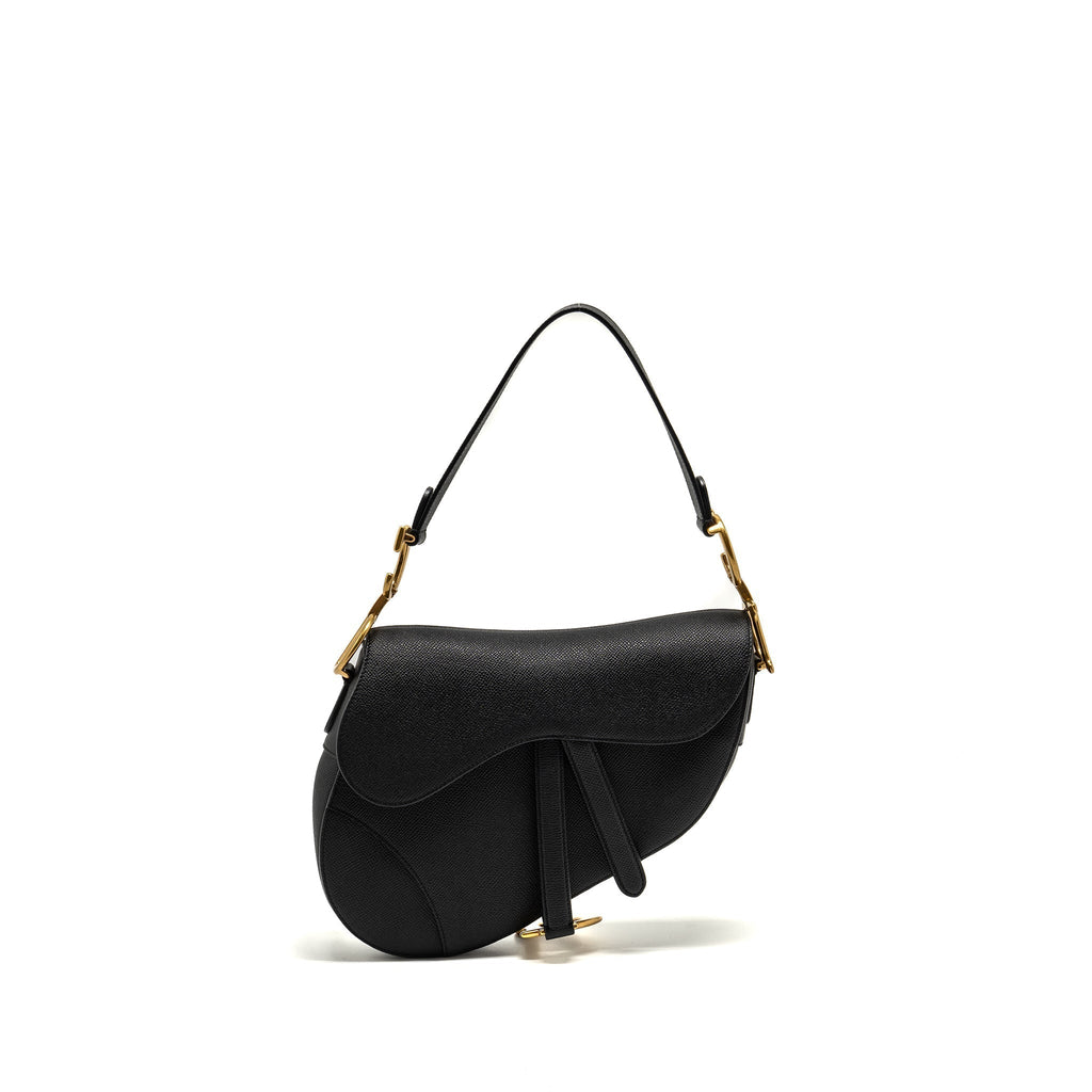 dior-medium-saddle-grained-calfskin-black-ghw