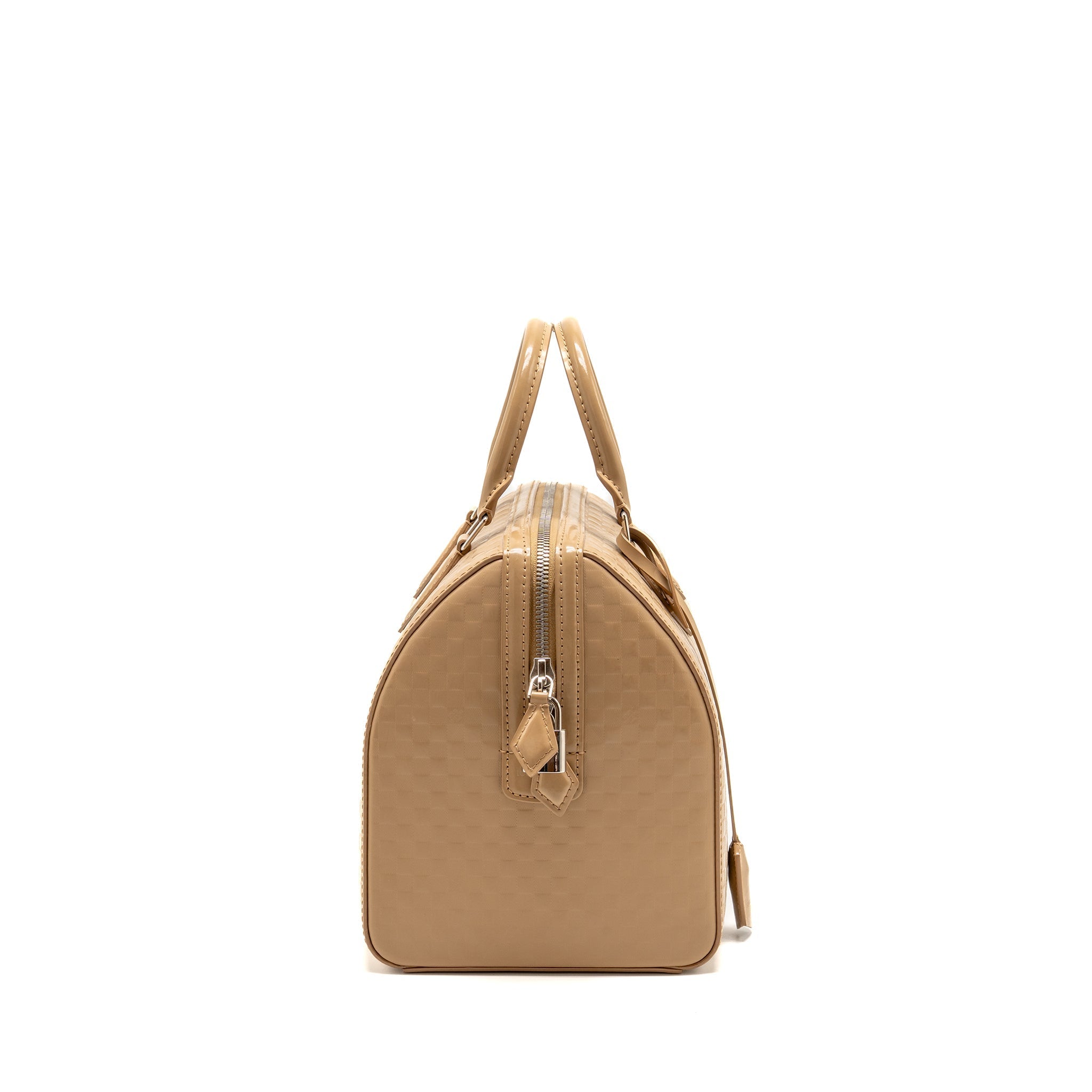 louis-vuitton-speedy-cube-mm-damier-facette-patent-leather-beige-shw-copy