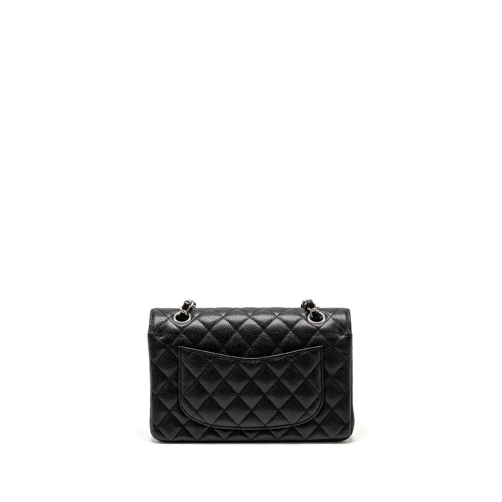 chanel-small-classic-double-flap-bag-caviar-black-shw-microchip-4