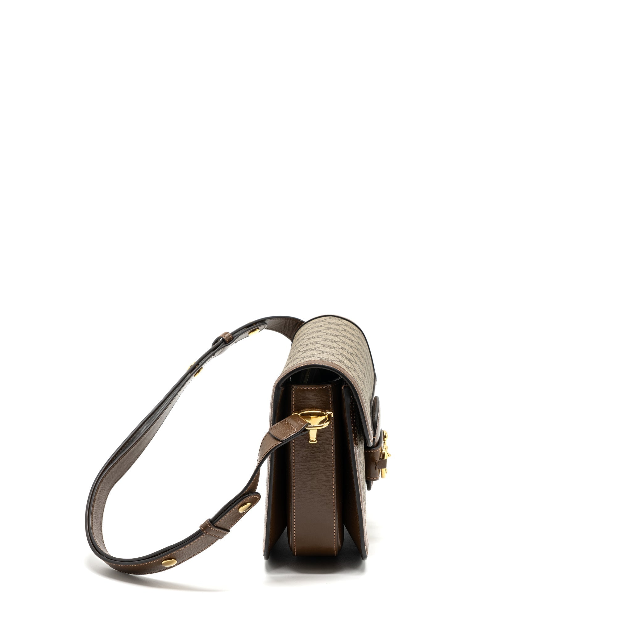 gucci-horsebit-1955-shoulder-bag-gg-supreme-canvas-leather-brown-ghw-1