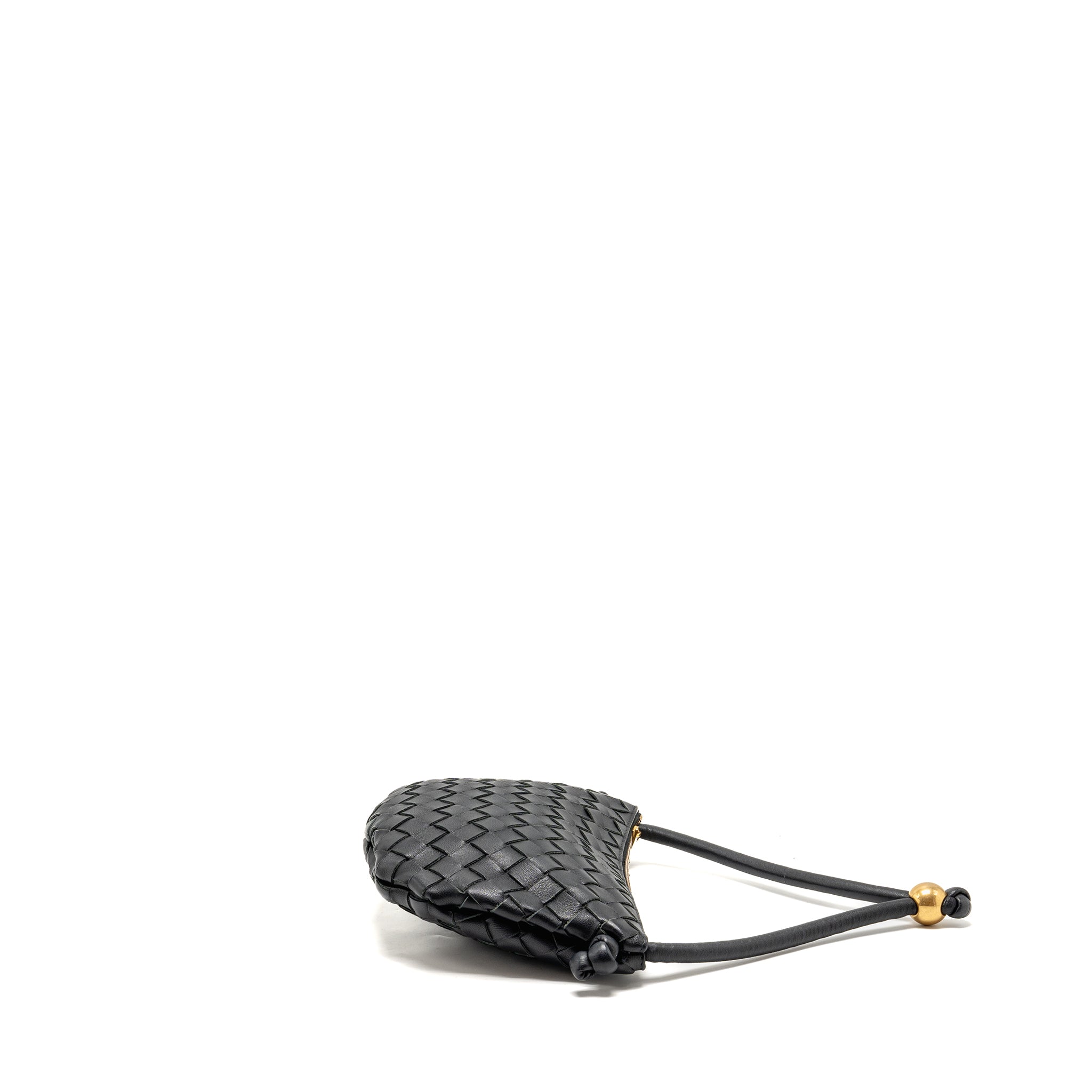 bottega-veneta-mini-turn-pouch-lambskin-black-ghw