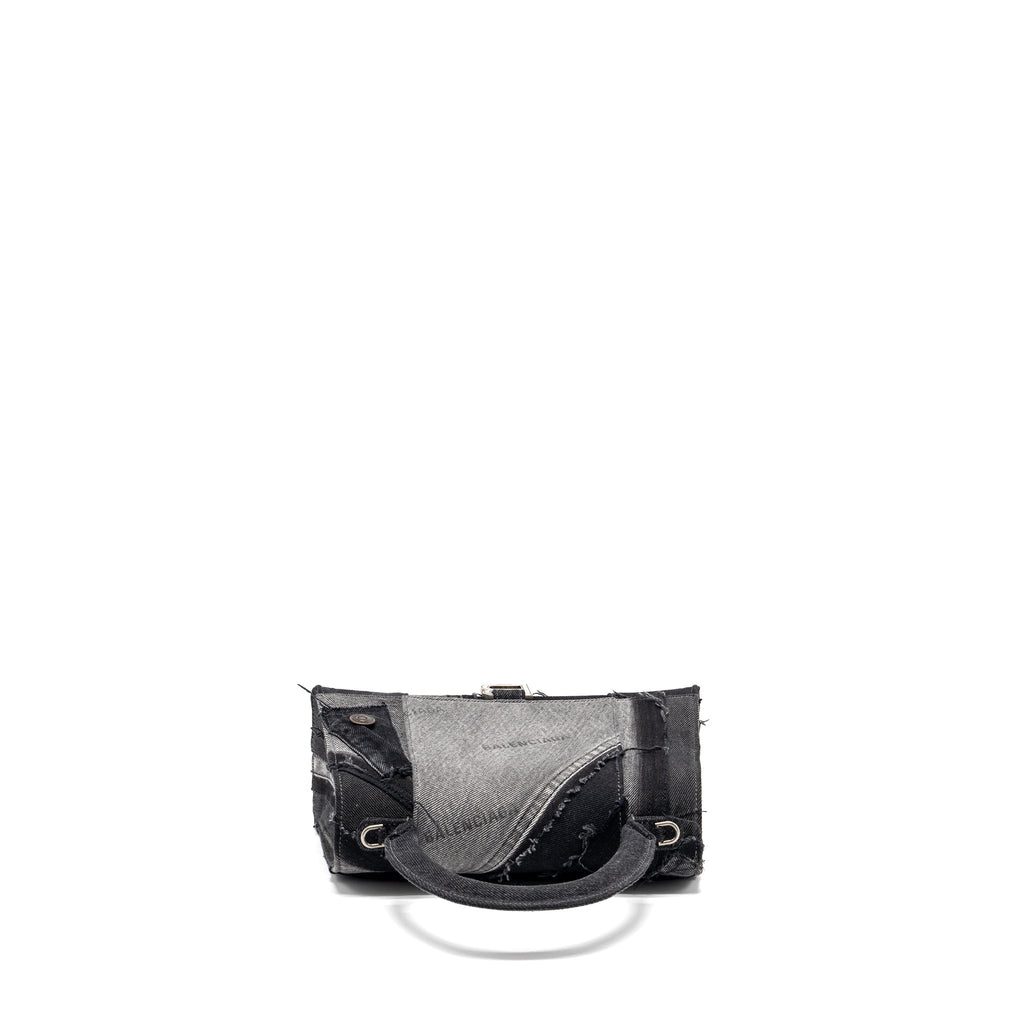 balenciaga-medium-hourglass-bag-limited-edition-denim-black-multicolour-shw