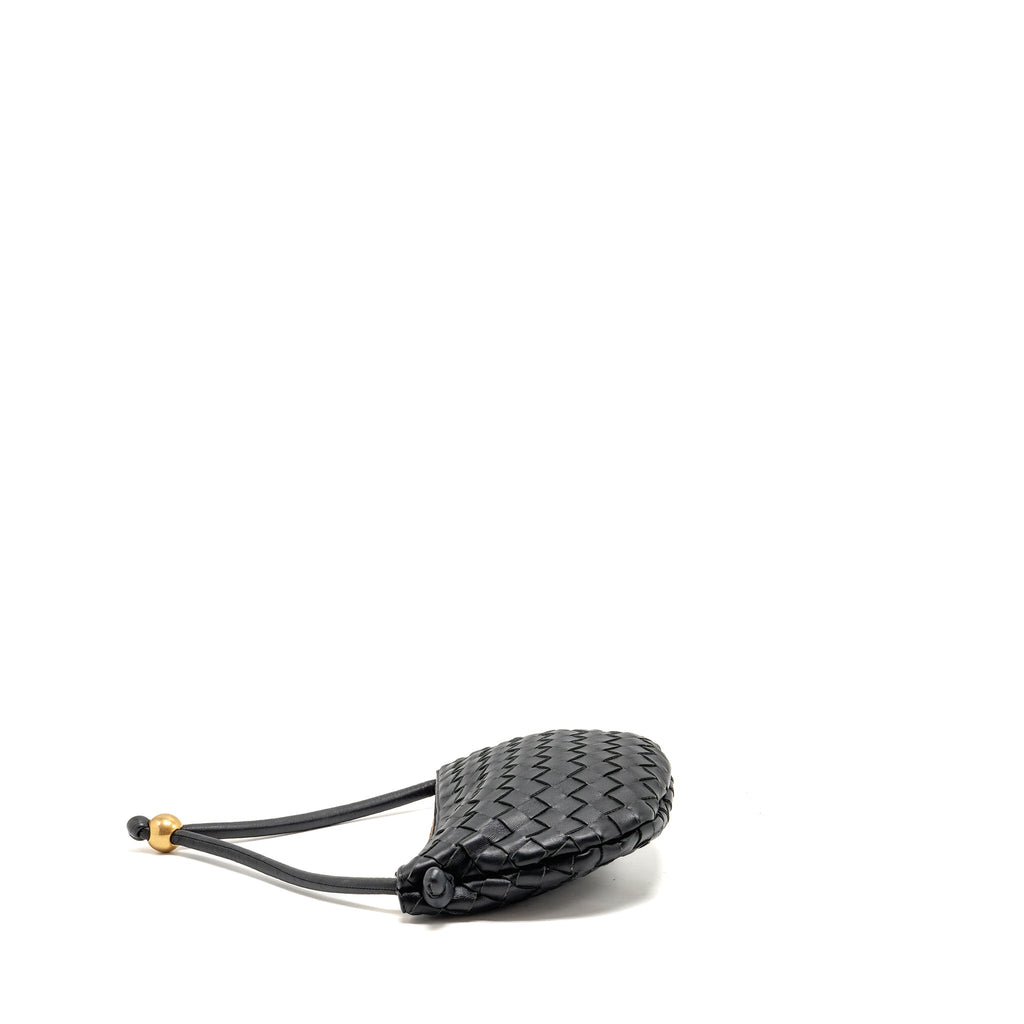 bottega-veneta-mini-turn-pouch-lambskin-black-ghw