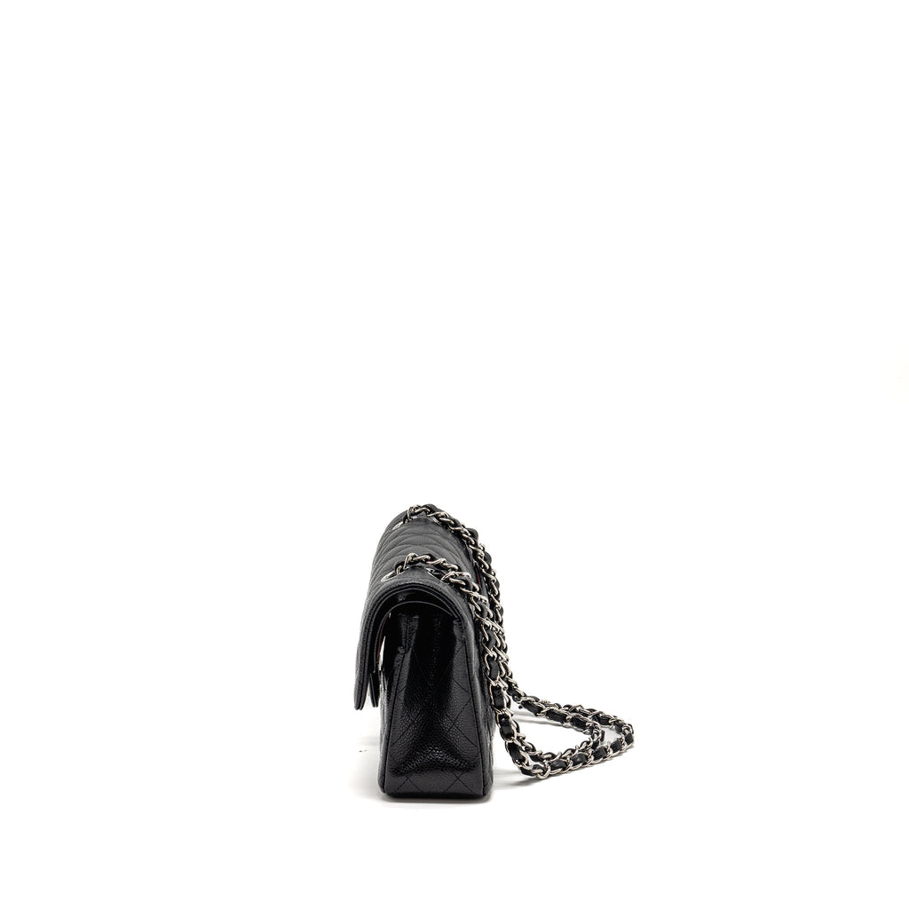 chanel-small-classic-double-flap-bag-caviar-black-shw-microchip-4