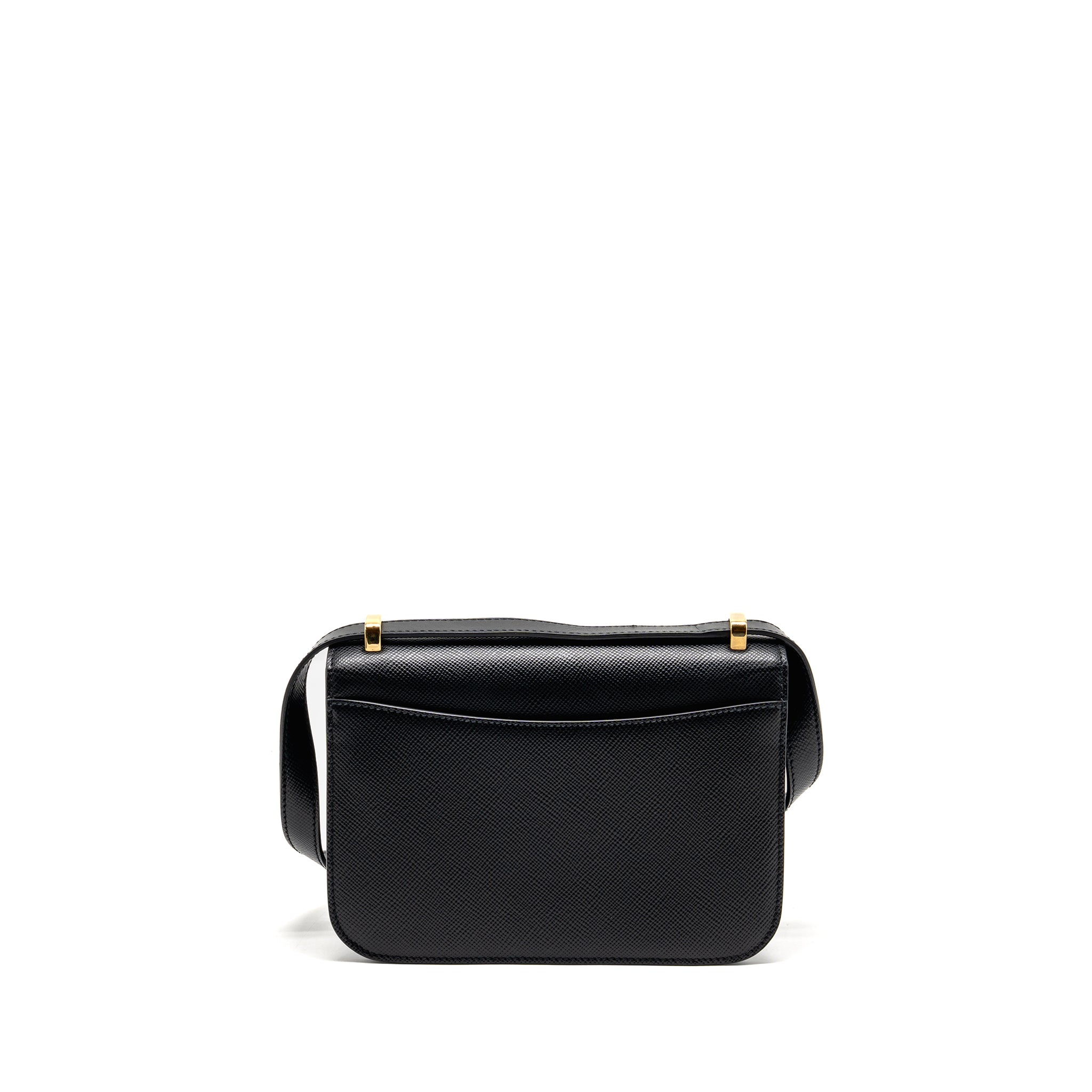 prada-saffiano-leather-flap-shoulder-bag-calfskin-black-ghw