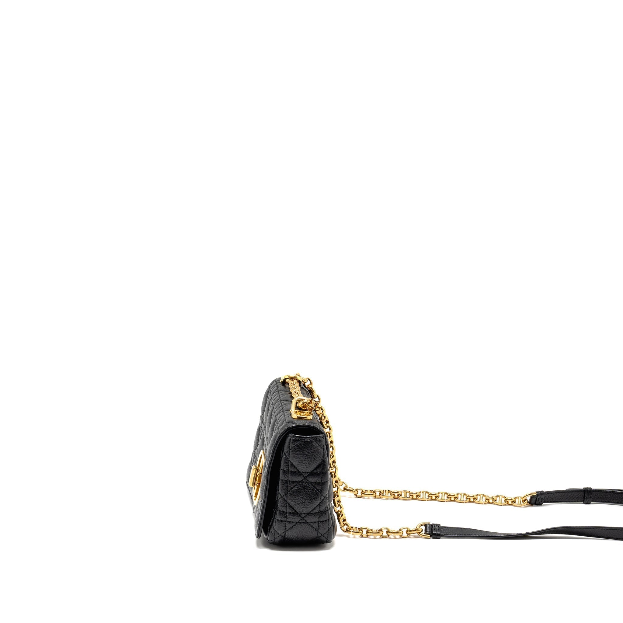 dior-small-caro-bag-calfskin-black-ghw