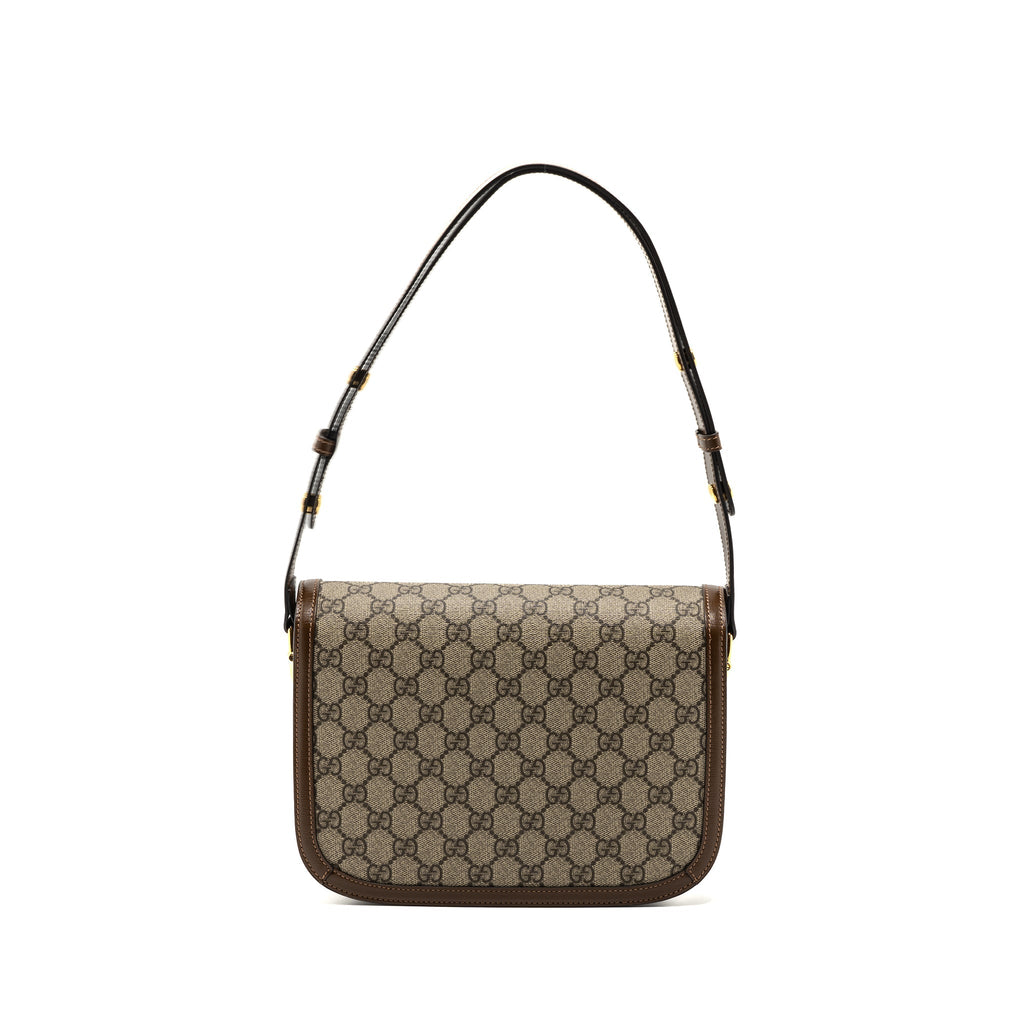 gucci-horsebit-1955-shoulder-bag-gg-supreme-canvas-leather-brown-ghw-1