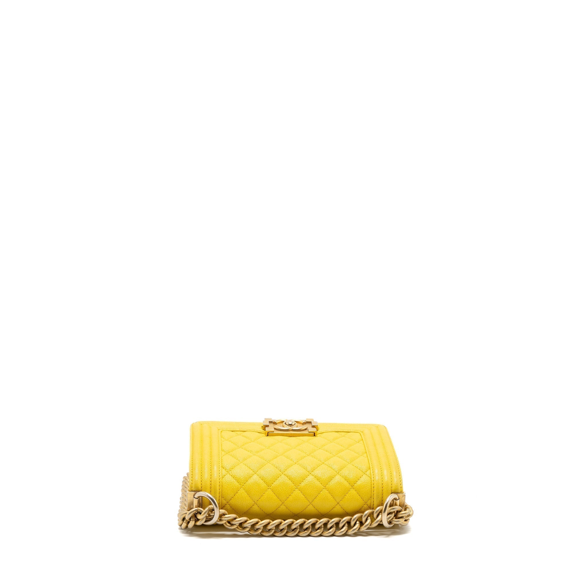 chanel-small-boy-bag-grain-calfskin-yellow-ghw