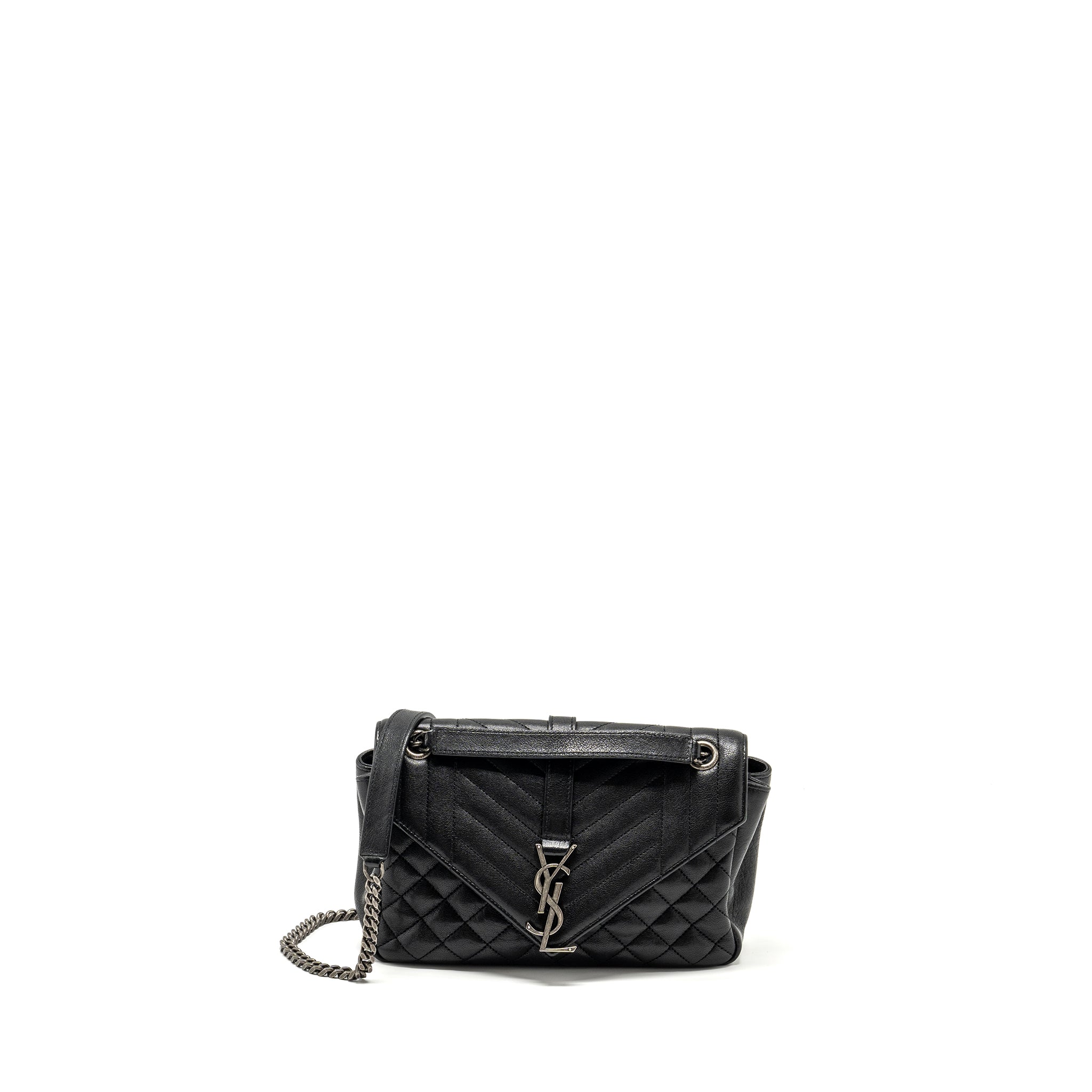 saint-laurent-college-flap-bag-lambskin-black-ruthenium-shw