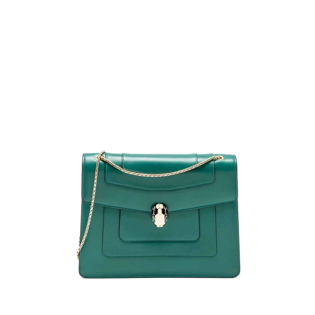 bvlgari-serpenti-forever-shoulder-bag-calfskin-green-lghw-2
