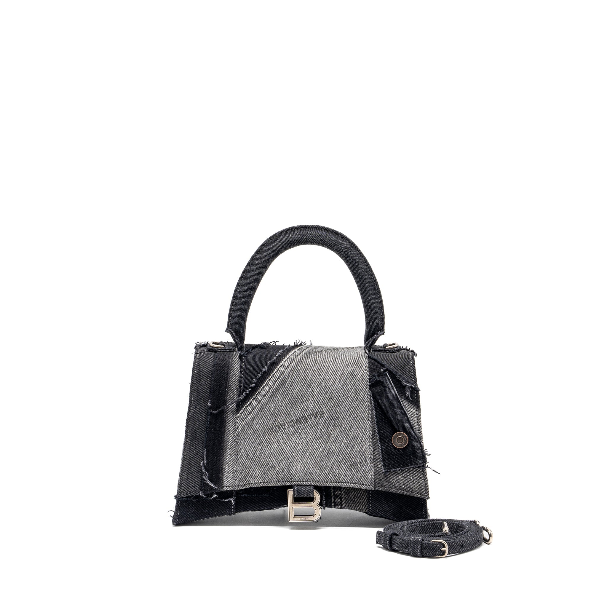 balenciaga-medium-hourglass-bag-limited-edition-denim-black-multicolour-shw