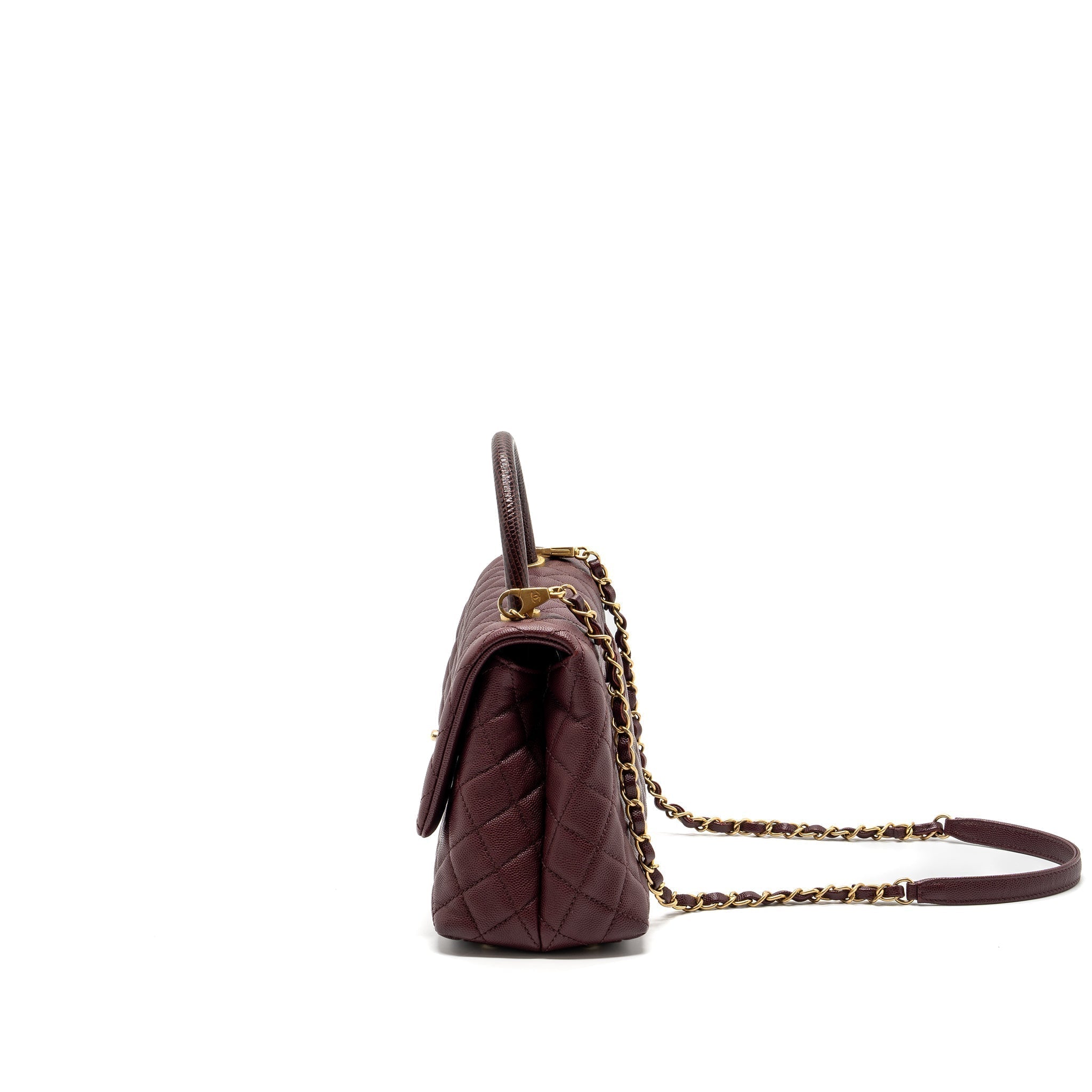 chanel-medium-coco-handle-with-lizard-handle-caviar-burgundy-ghw