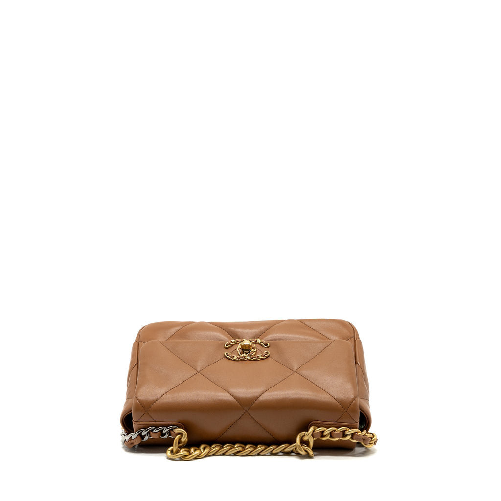 chanel-small-19-bag-lambskin-caramel-multicolor-hardware