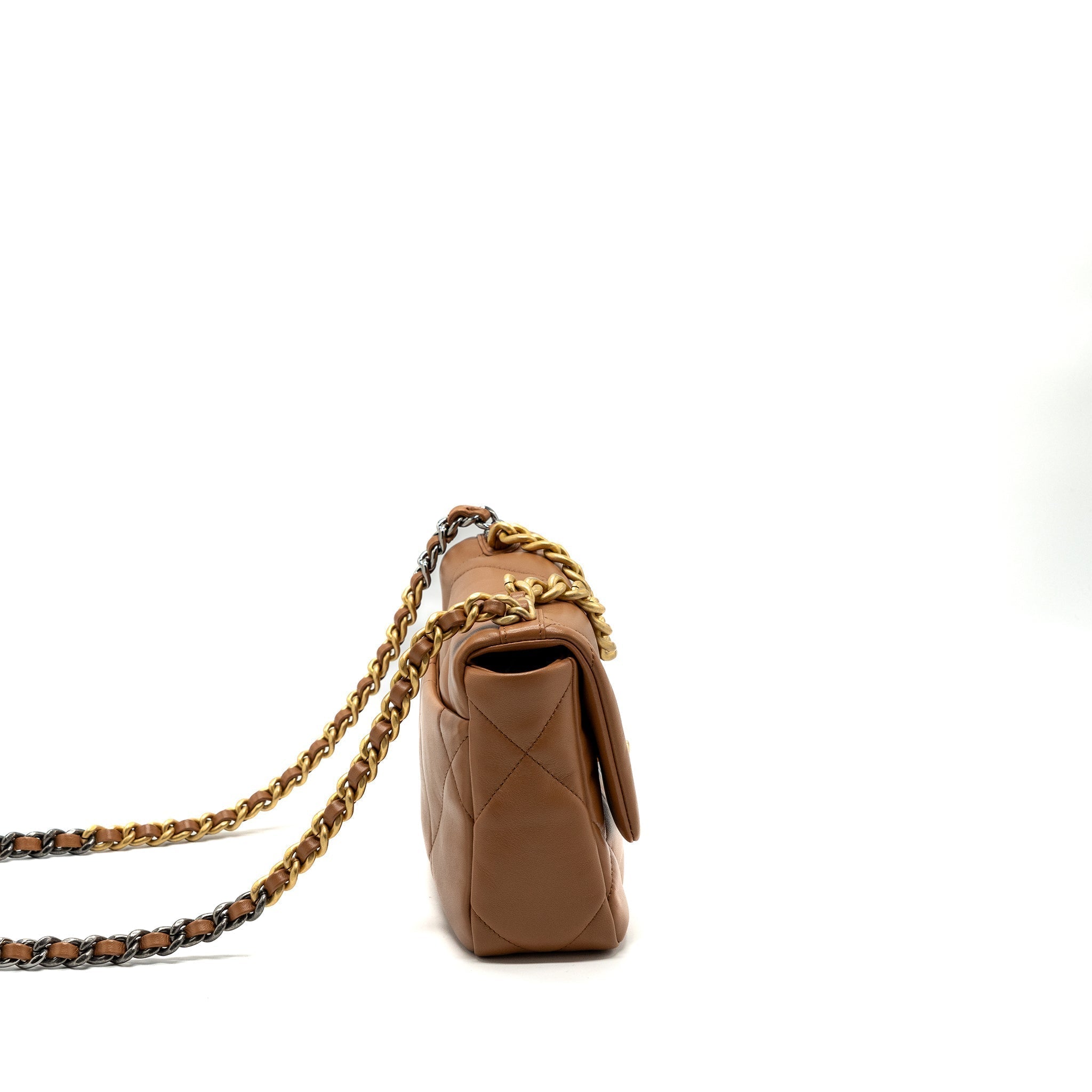 chanel-small-19-bag-lambskin-caramel-multicolor-hardware