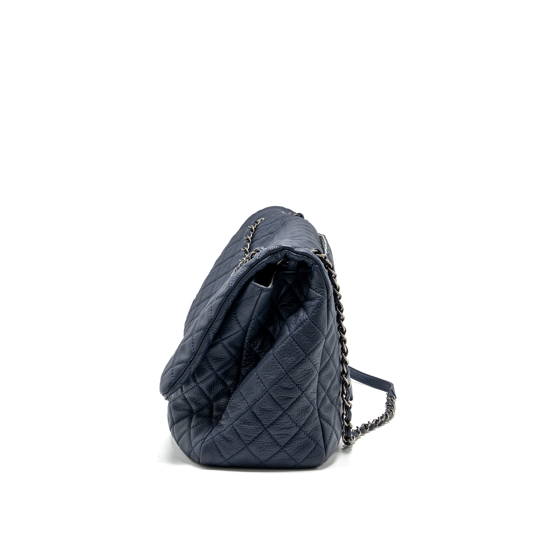 chanel-xxl-airline-classic-flap-bag-grained-calfskin-dark-blue-ruthenium-hardware