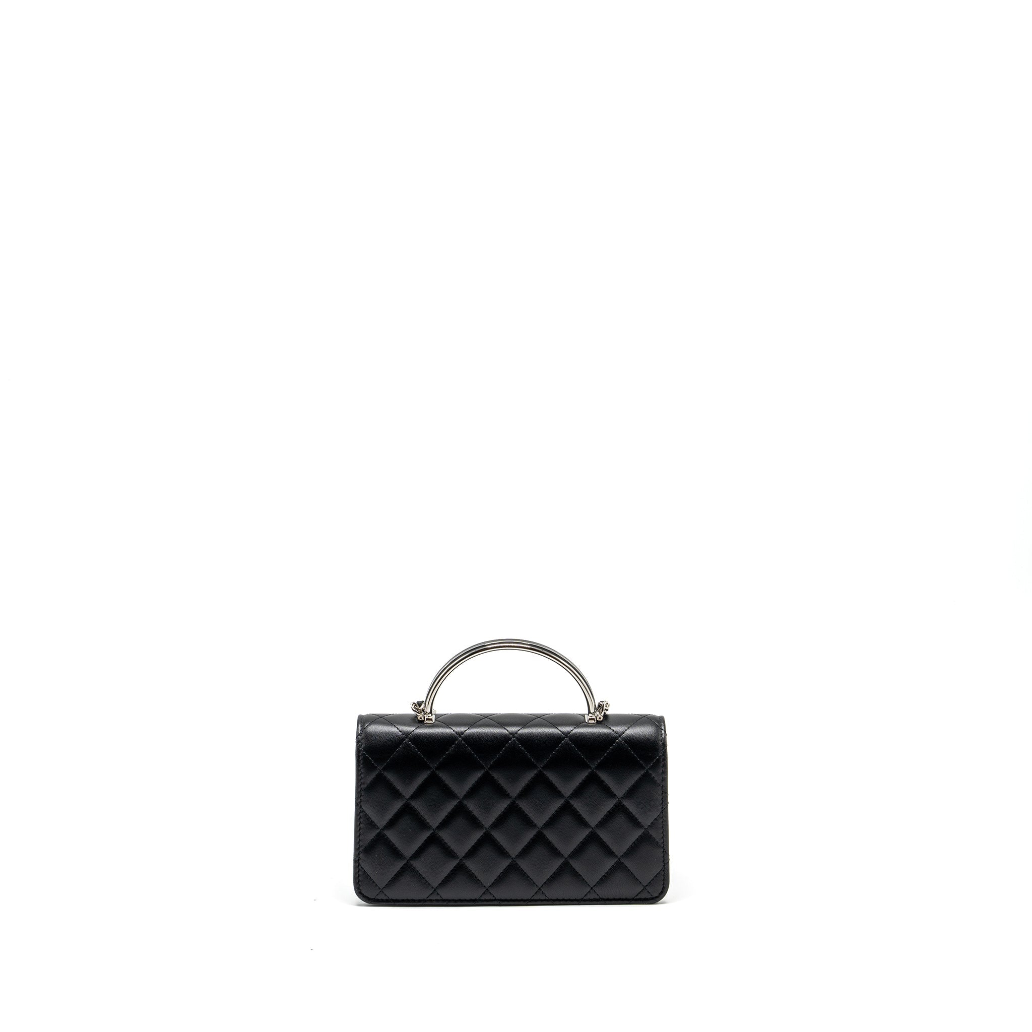 chanel-top-handle-mini-wallet-on-chain-flap-bag-lambskin-black-shwmicrochip