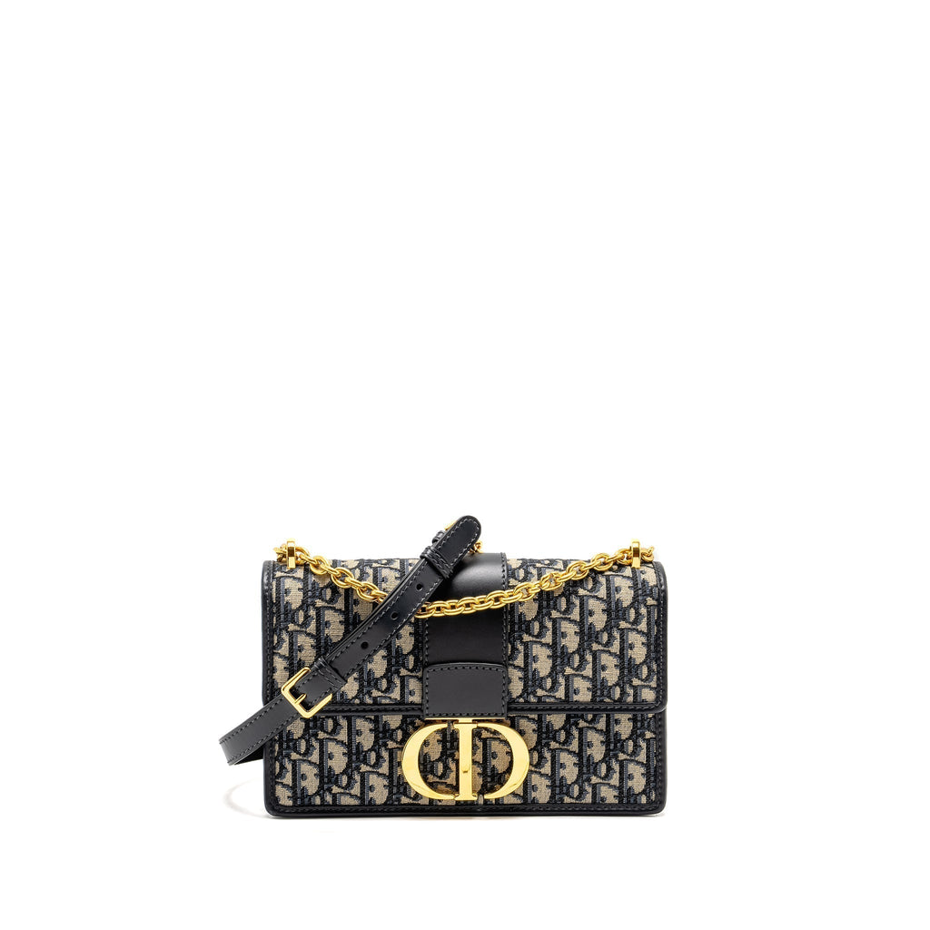 dior-30-montaigne-east-west-bag-with-chain-oblique-jacquard-blue-ghw-1