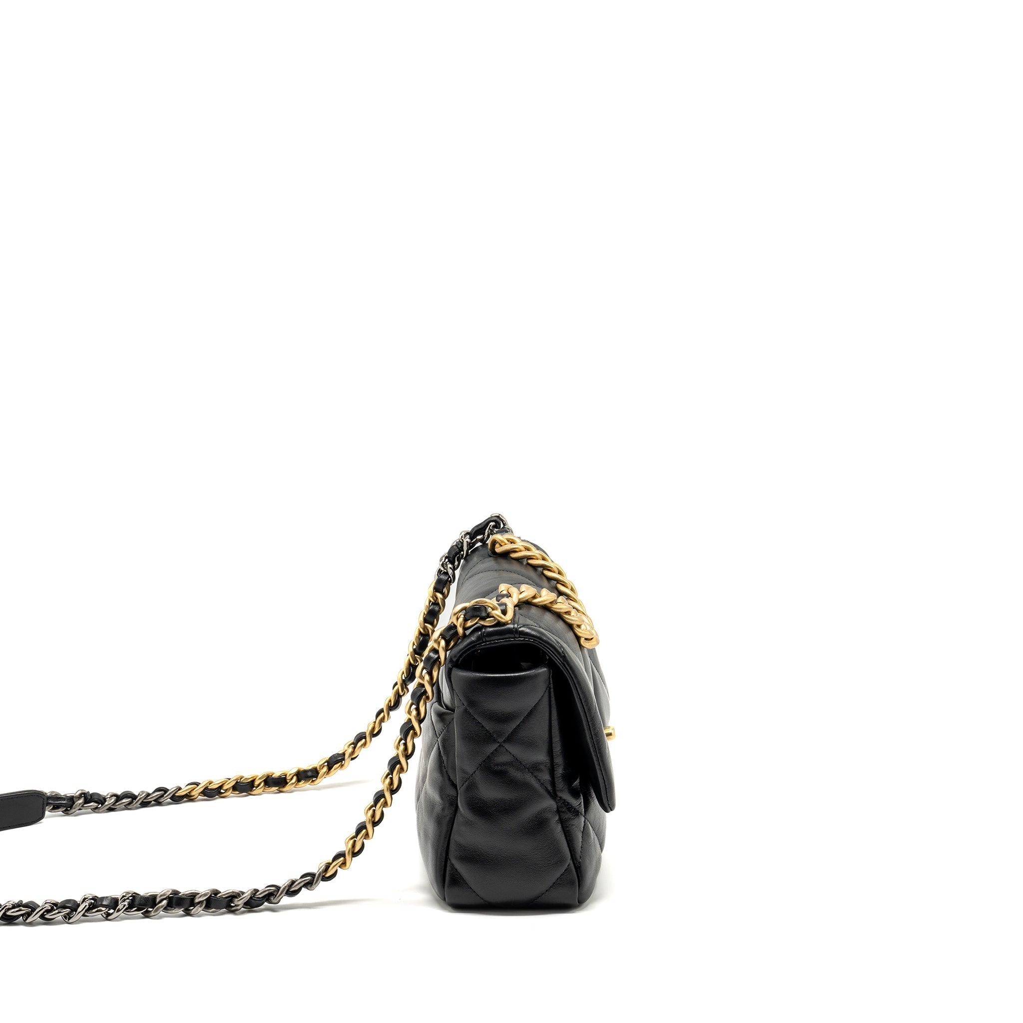chanel-small-19-bag-lambskin-black-multicolor-hardware