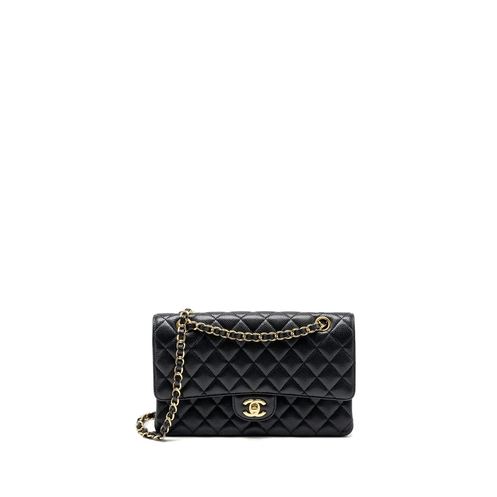 chanel-medium-classic-double-flap-bag-caviar-black-ghw-copy