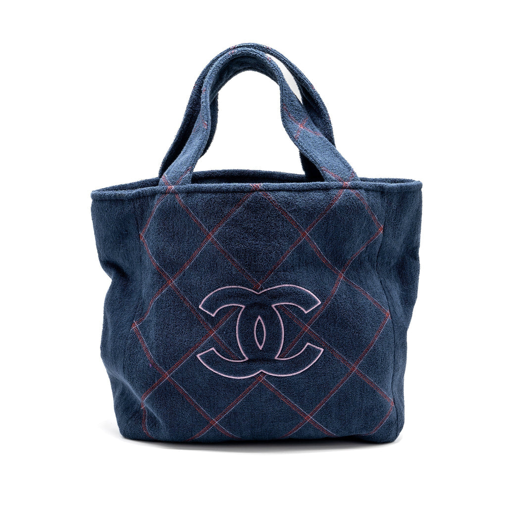 chanel-coco-beach-tote-bag-with-towel-pouch-set-terry-cloth-navy-shw-copy