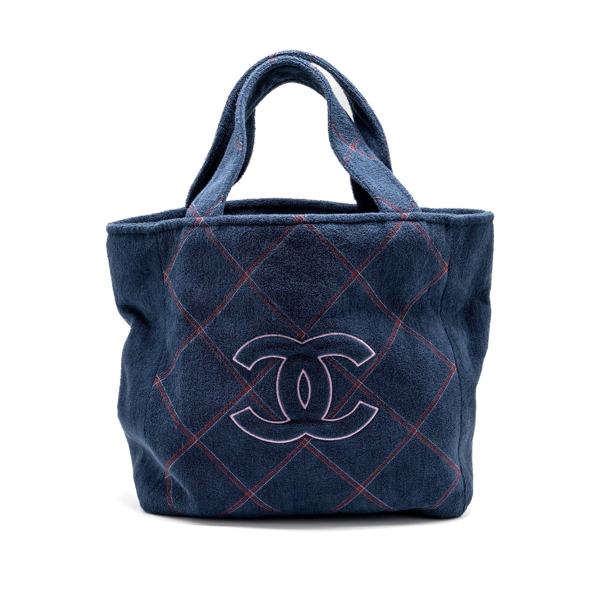 chanel-coco-beach-tote-bag-with-towel-pouch-set-terry-cloth-navy-shw-copy