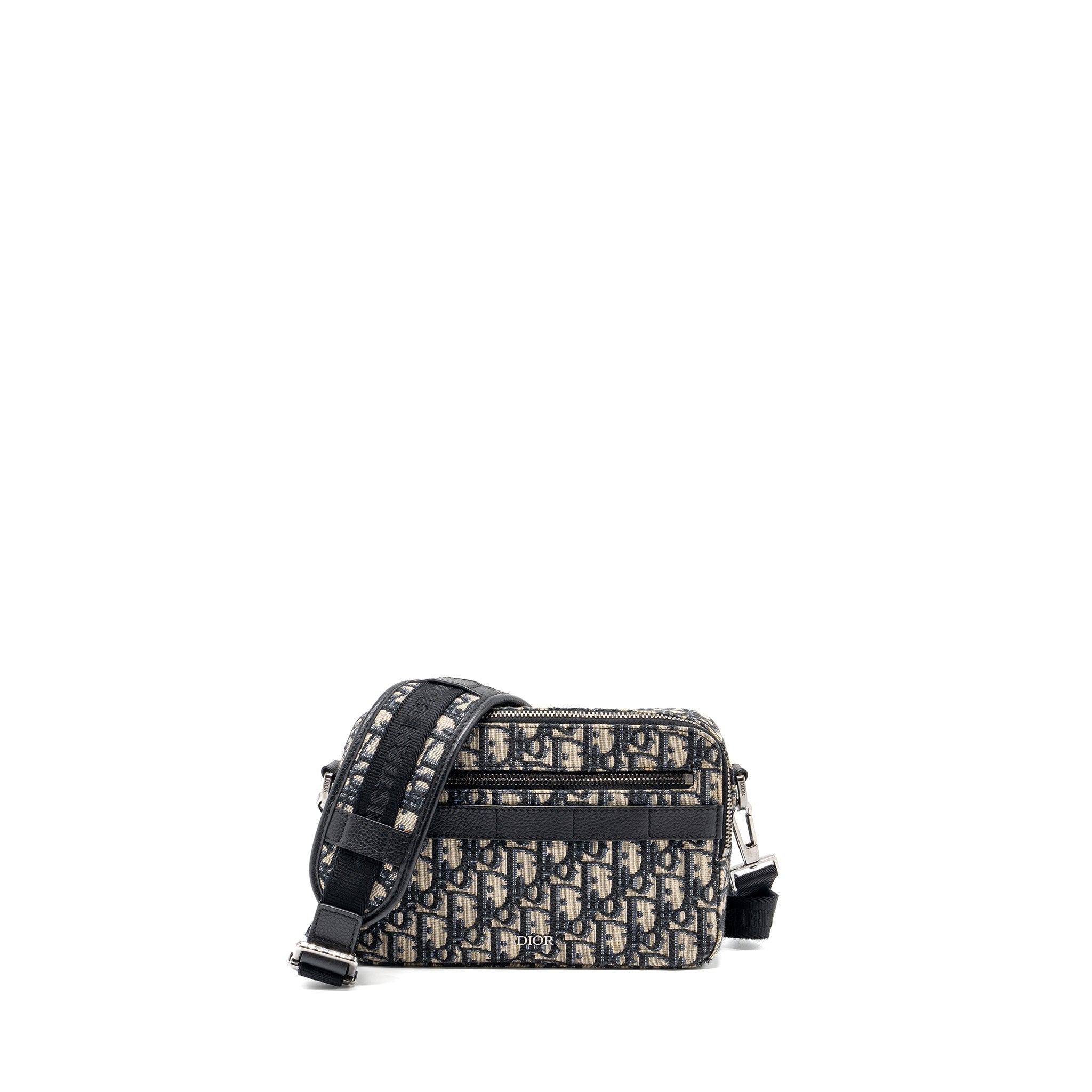 dior-safari-bag-with-strap-black-oblique-jacquard-shw