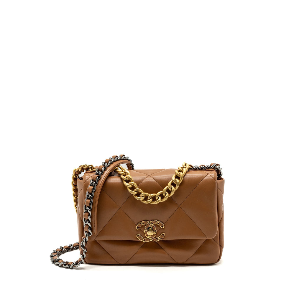 chanel-small-19-bag-lambskin-caramel-multicolor-hardware